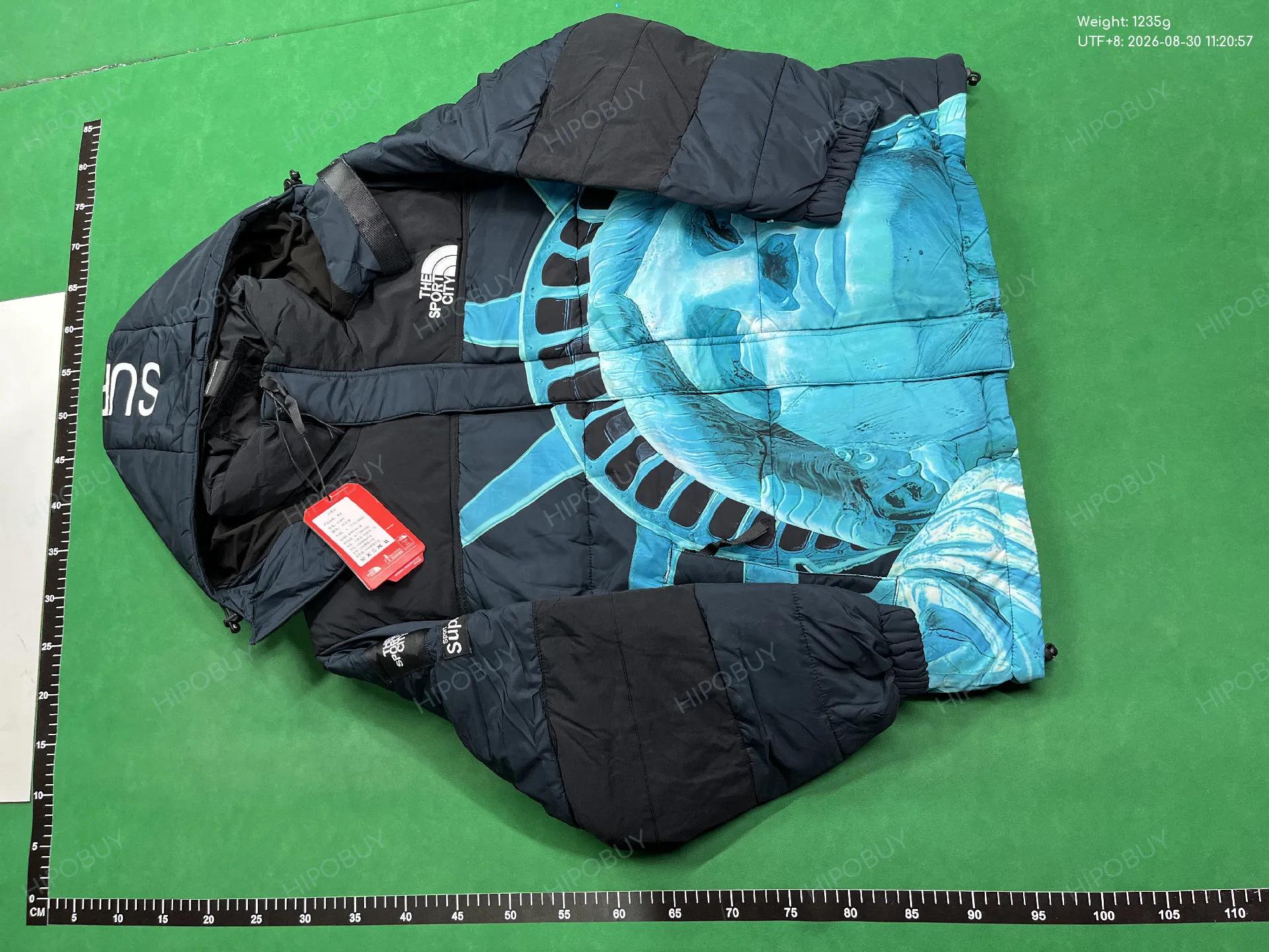 Foto QC 2 de Supreme The North Face Statue of Liberty Baltoro Down Jacket Yellow