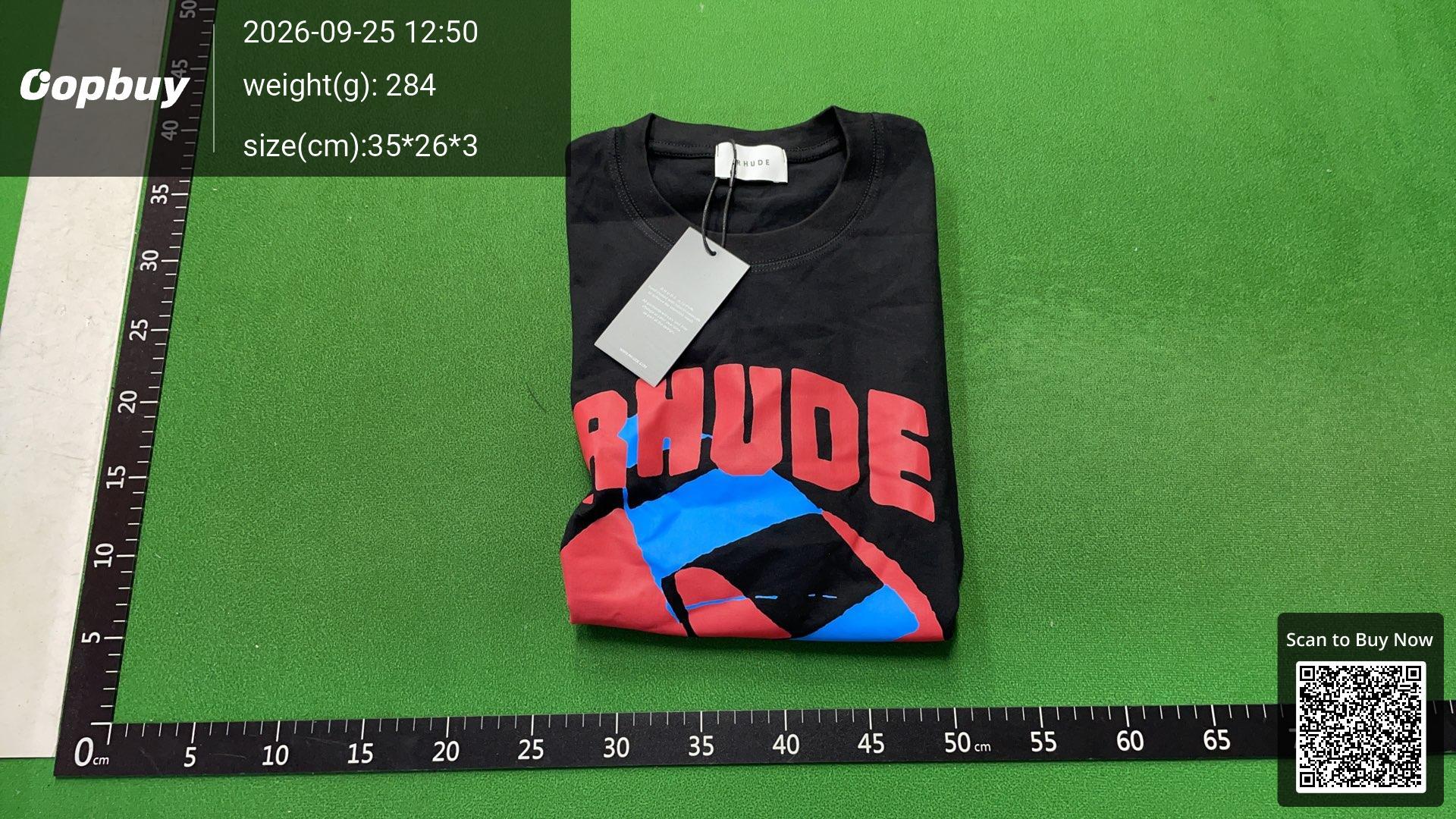Foto QC 8 de Rhude T-shirt Miami Race Car Print Cream