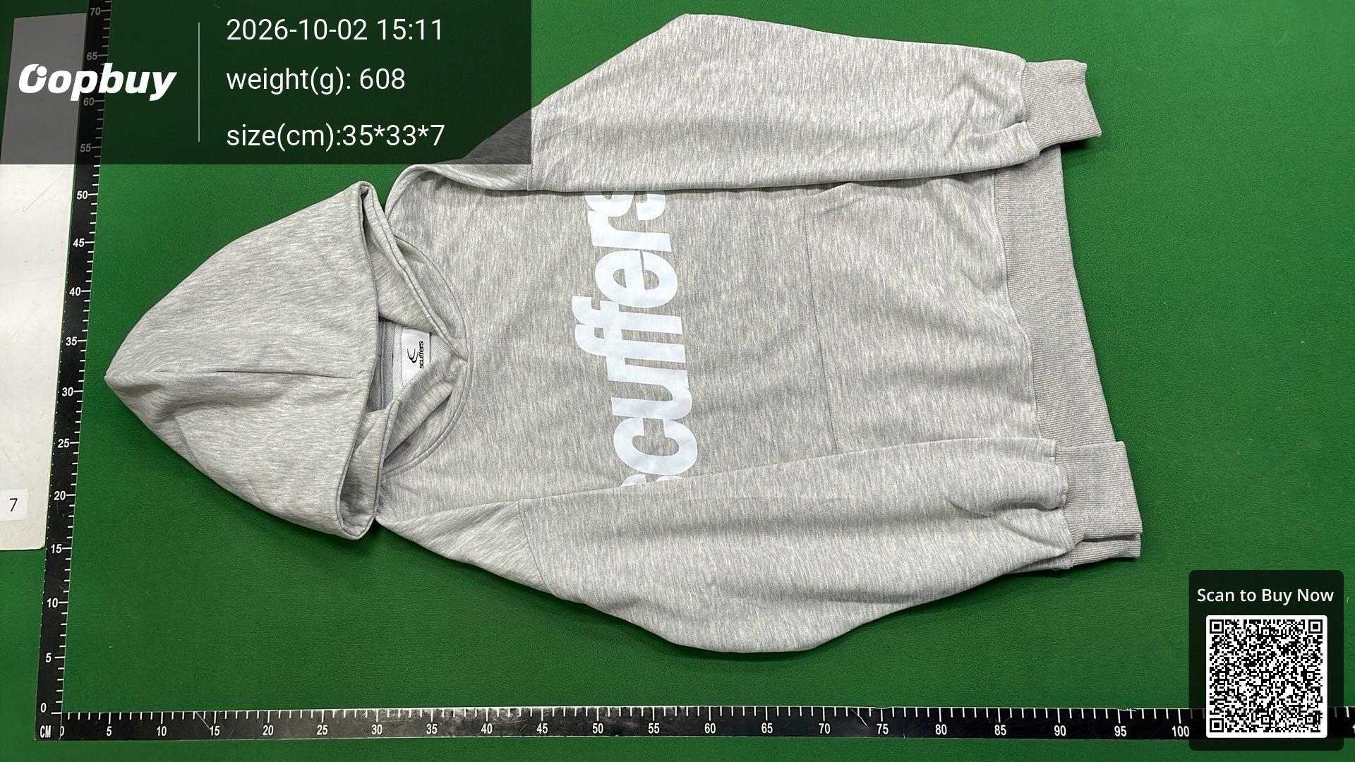 Foto QC 2 de Scuffers Pop Hoodie Light Grey