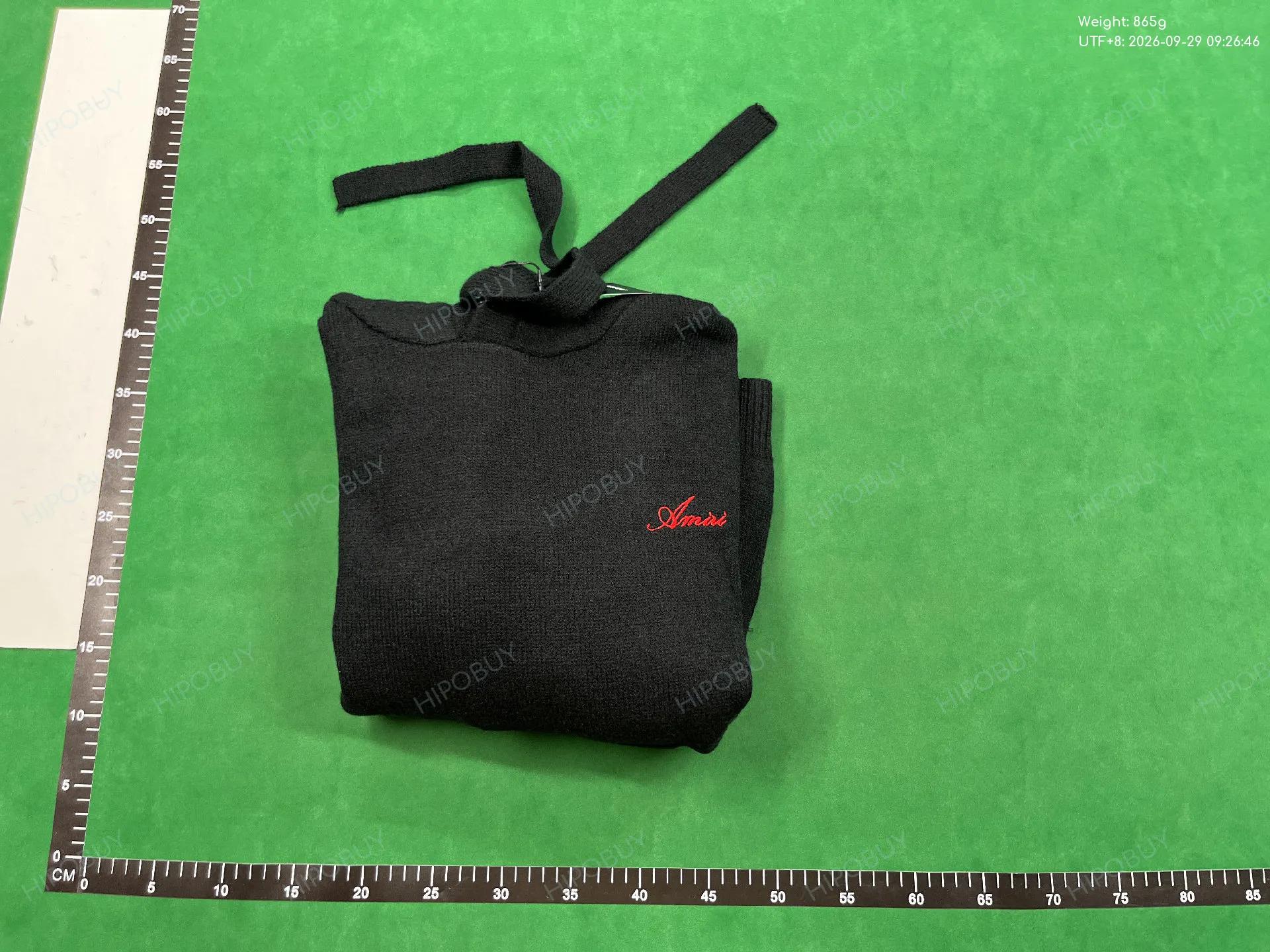 Foto QC 8 de Amiri Crewneck Sweater MA Bandana Jacquard Black