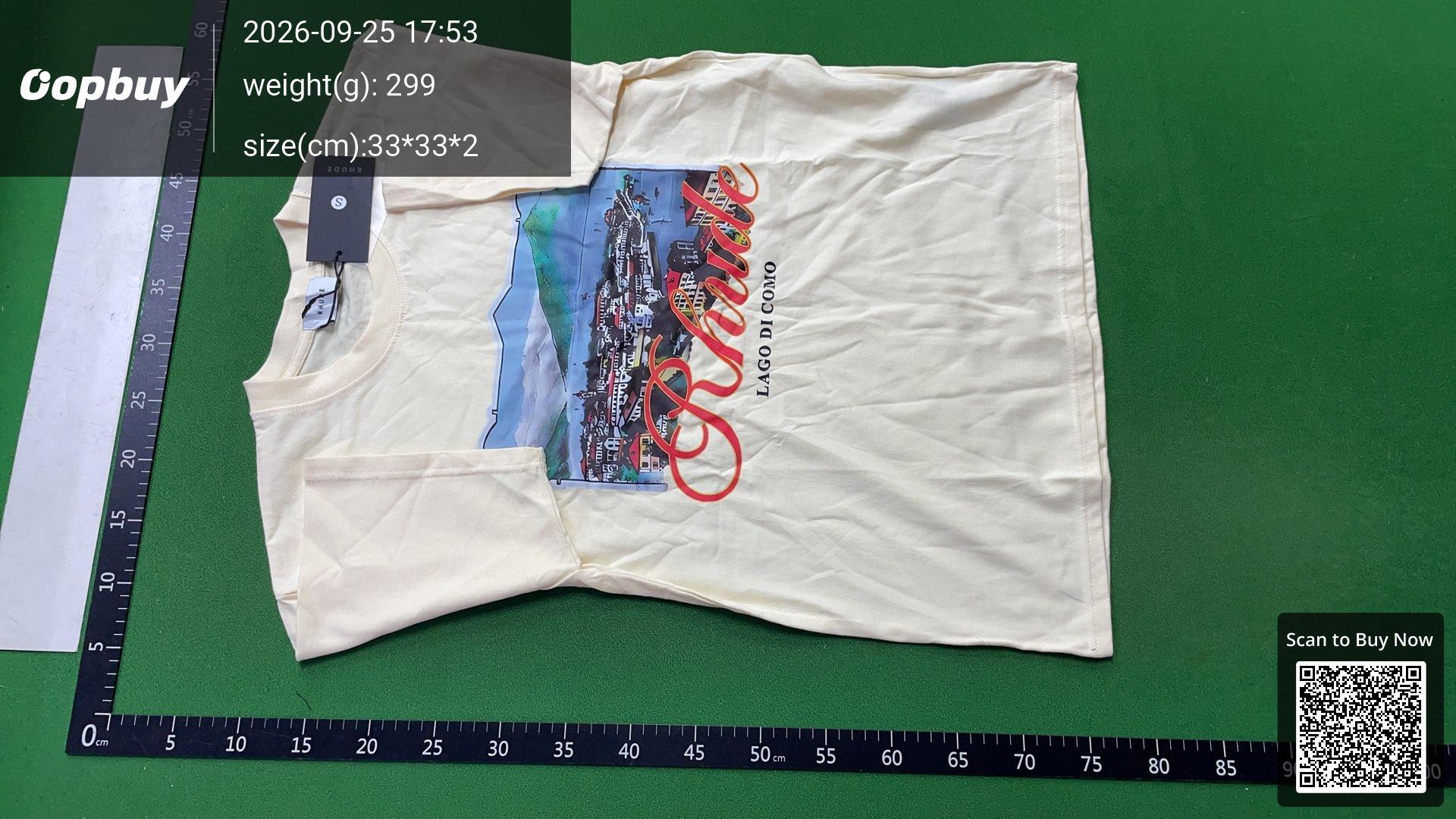 Foto QC 2 de Rhude T-shirt Miami Race Car Print Cream