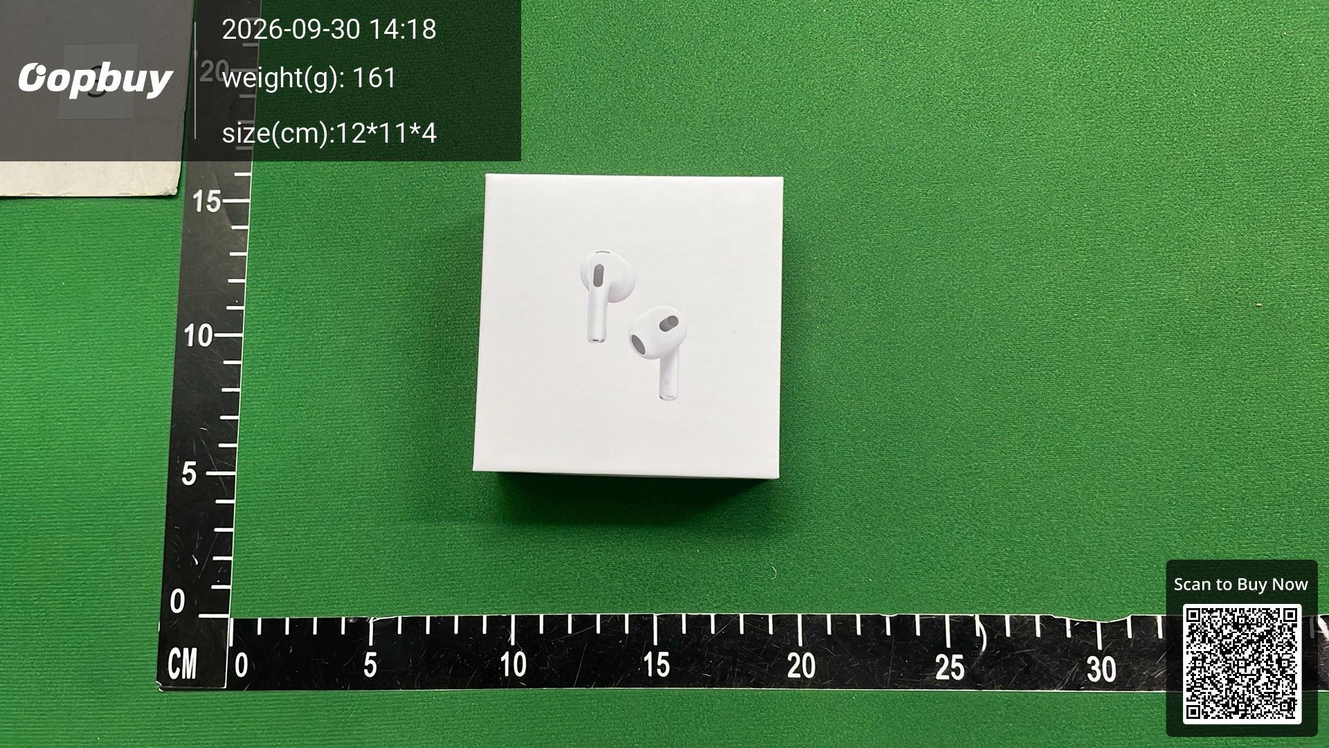 Foto QC 3 de Apple AirPods (3rd generation) Earphones for iPhone White