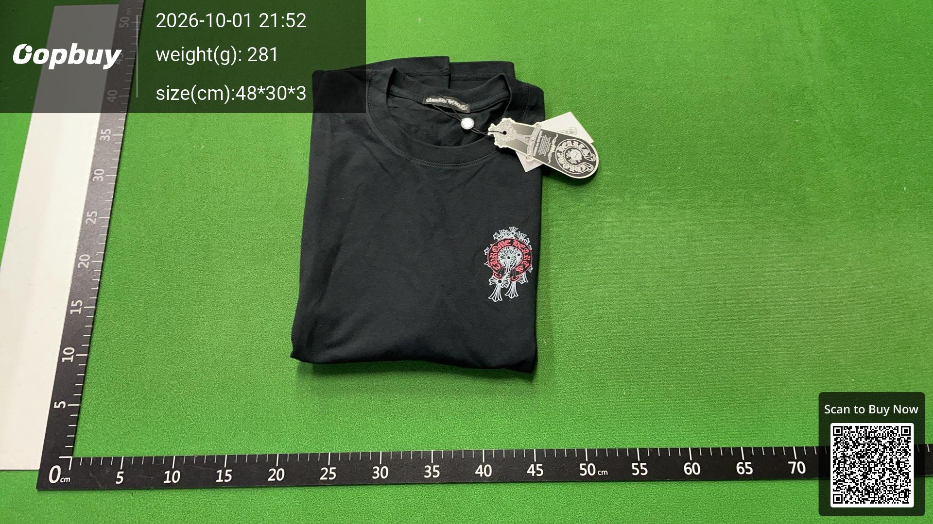 Foto QC 4 de Chrome Hearts T-shirt Multi Color Cross Cemetery White