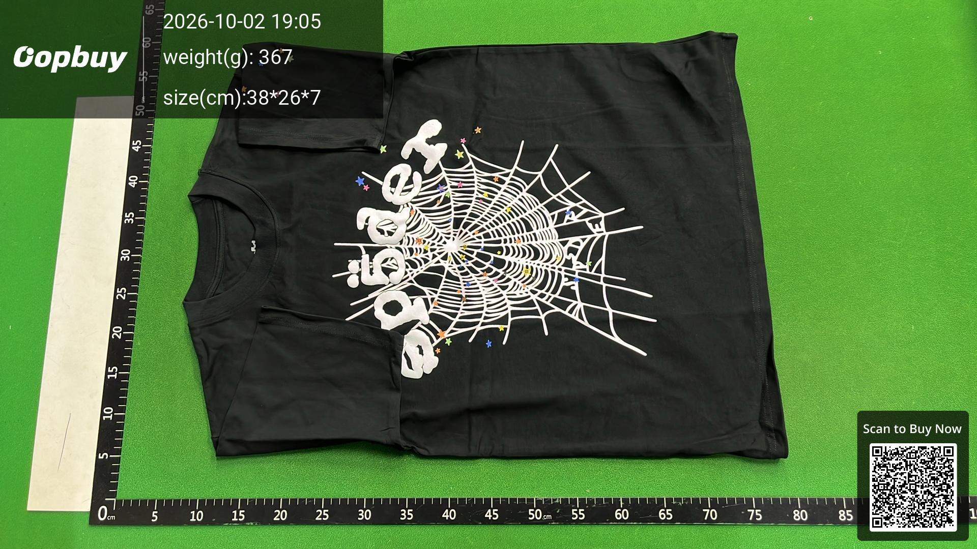 Foto QC 2 de Sp5der Track & Field Wings T-shirt White