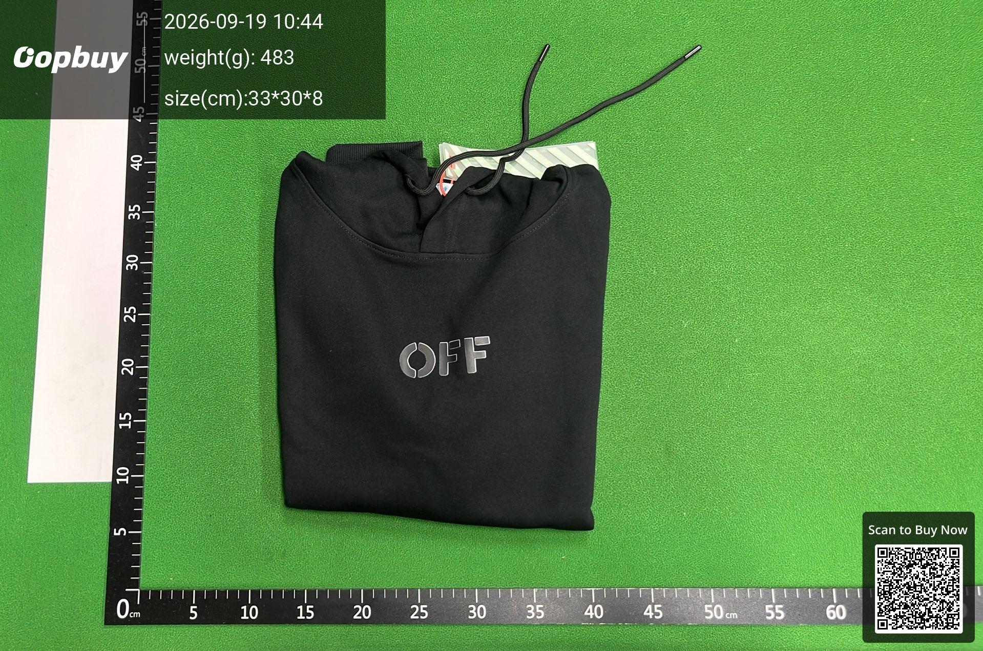 Foto QC 4 de Off-White Tape Arrows Sweater Hooded White
