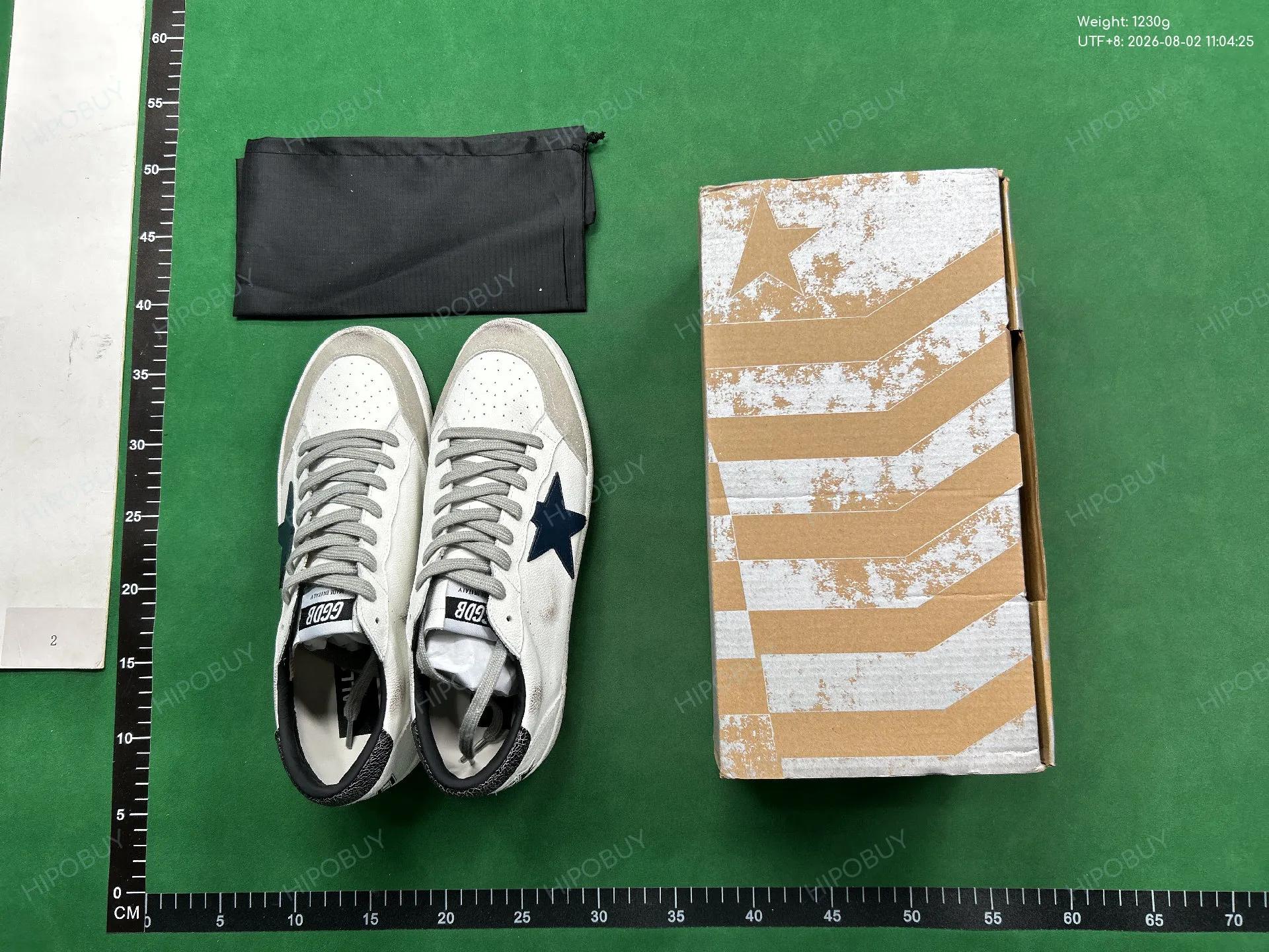 Foto QC 7 de Golden Goose Ball Star Low White Dark Grey Red