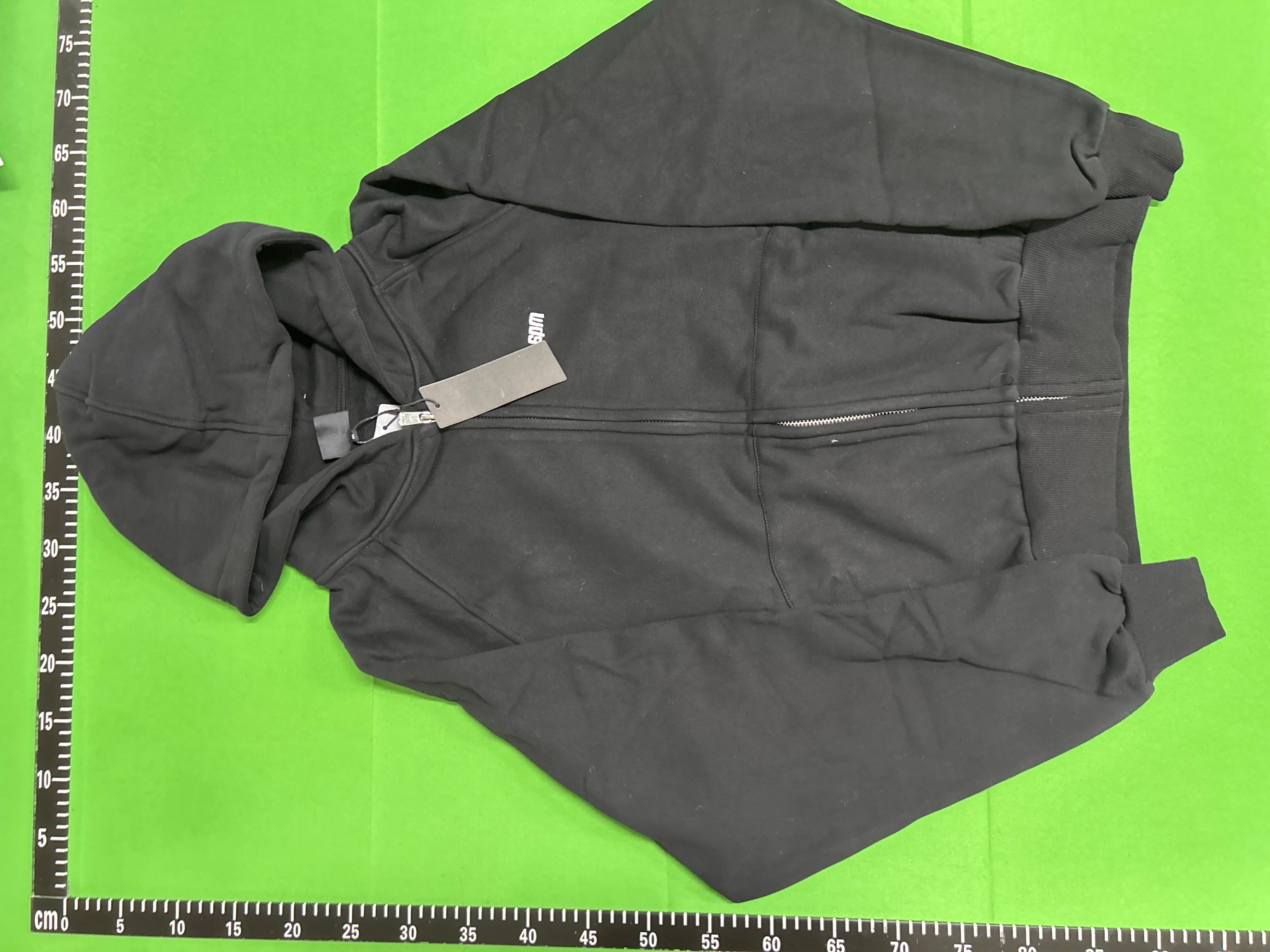 Foto QC 3 de CHINISM Basic Zip Sweater Hooded Black