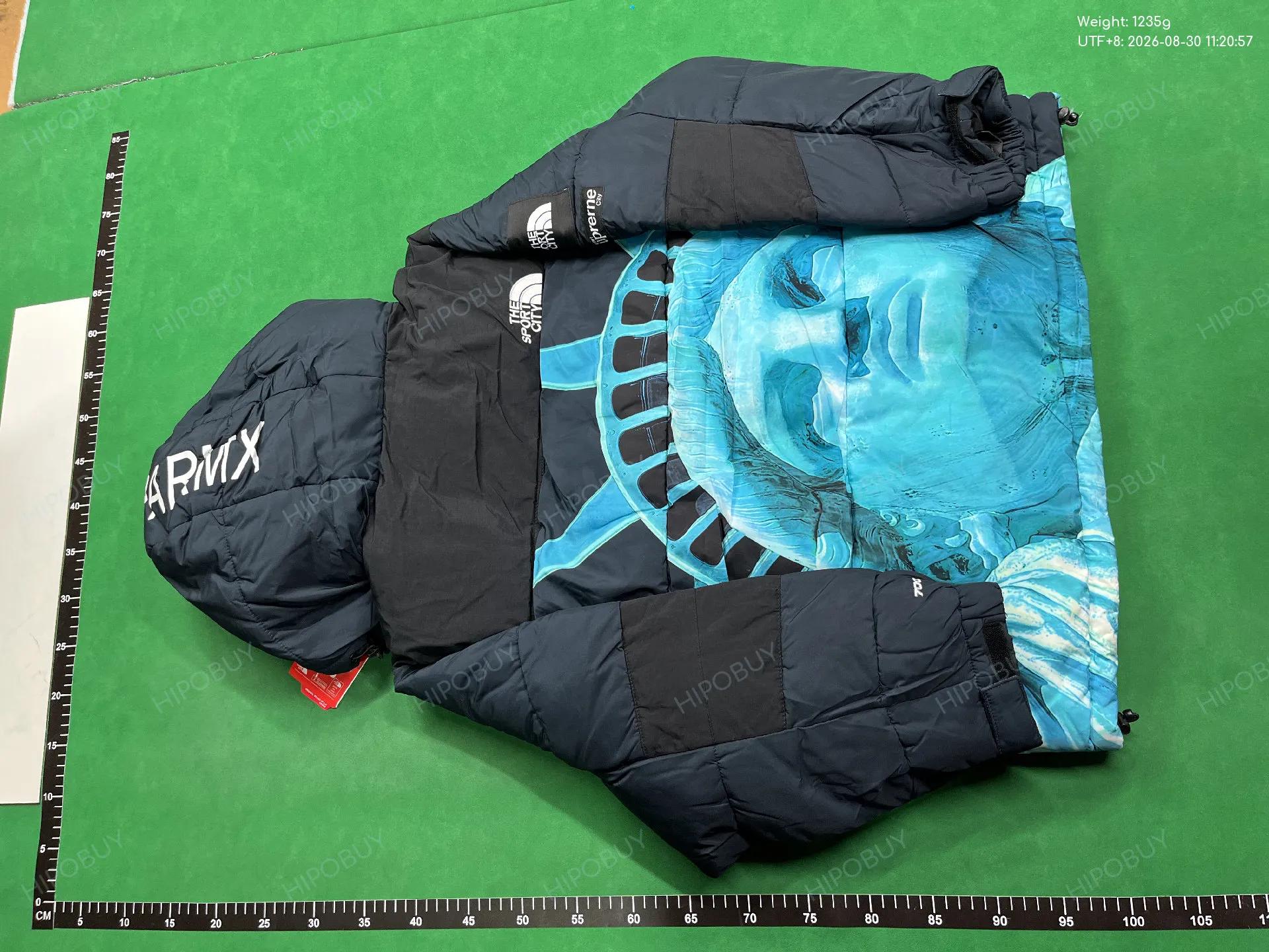 Foto QC 3 de Supreme The North Face Statue of Liberty Baltoro Down Jacket Yellow