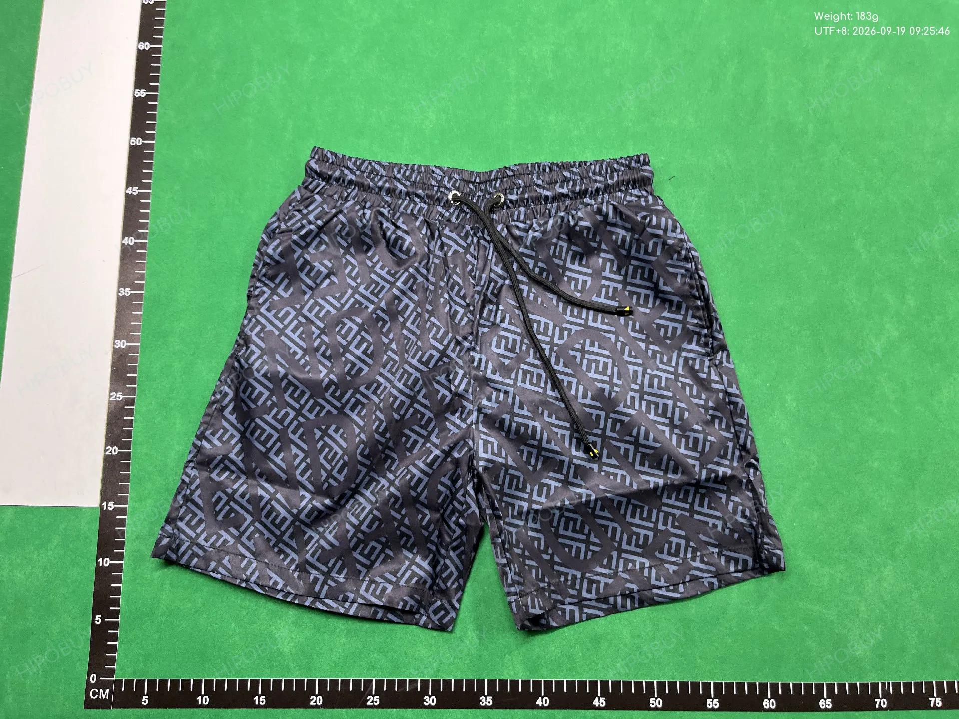 Foto QC 6 de BOSS FD Shorts Geometric Print White Black