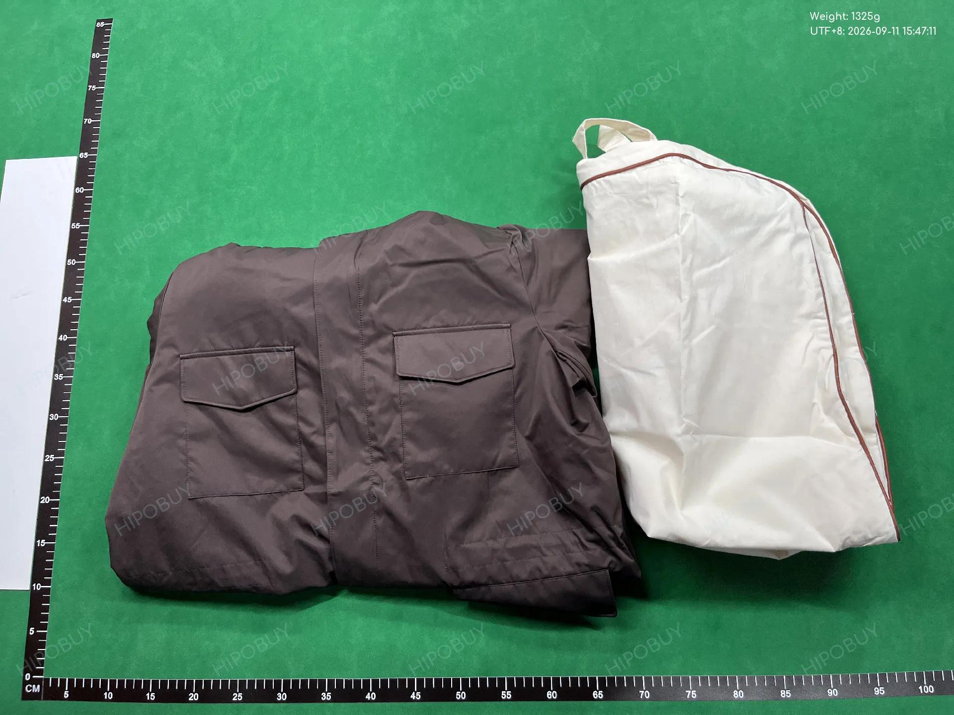 Foto QC 8 de Loro Piana Traveller Windmate Field Jacket Olive Green