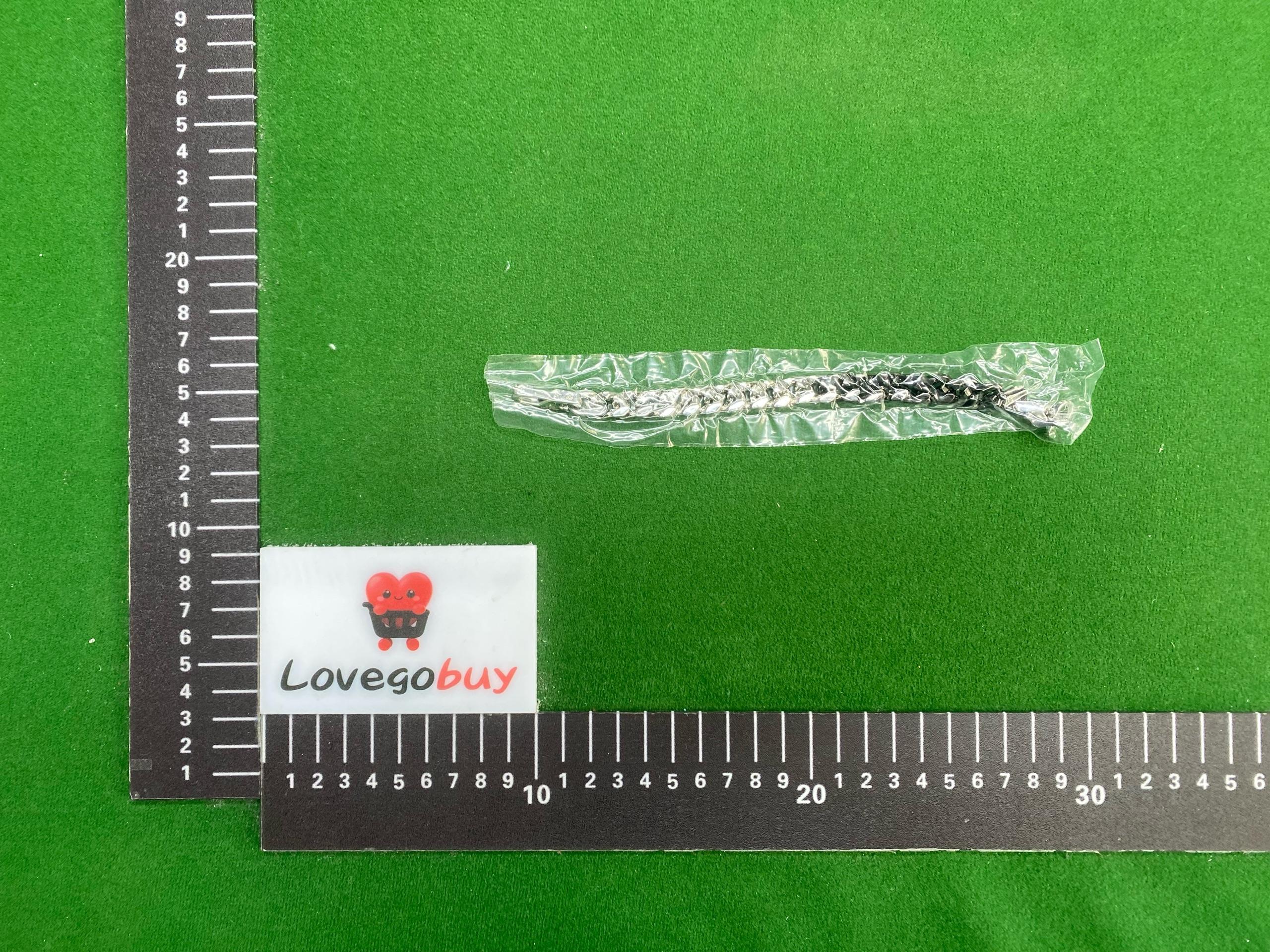 Foto QC 3 de Louis Vuitton Monogram Chain Bracelet Metal Crystal Multicolor