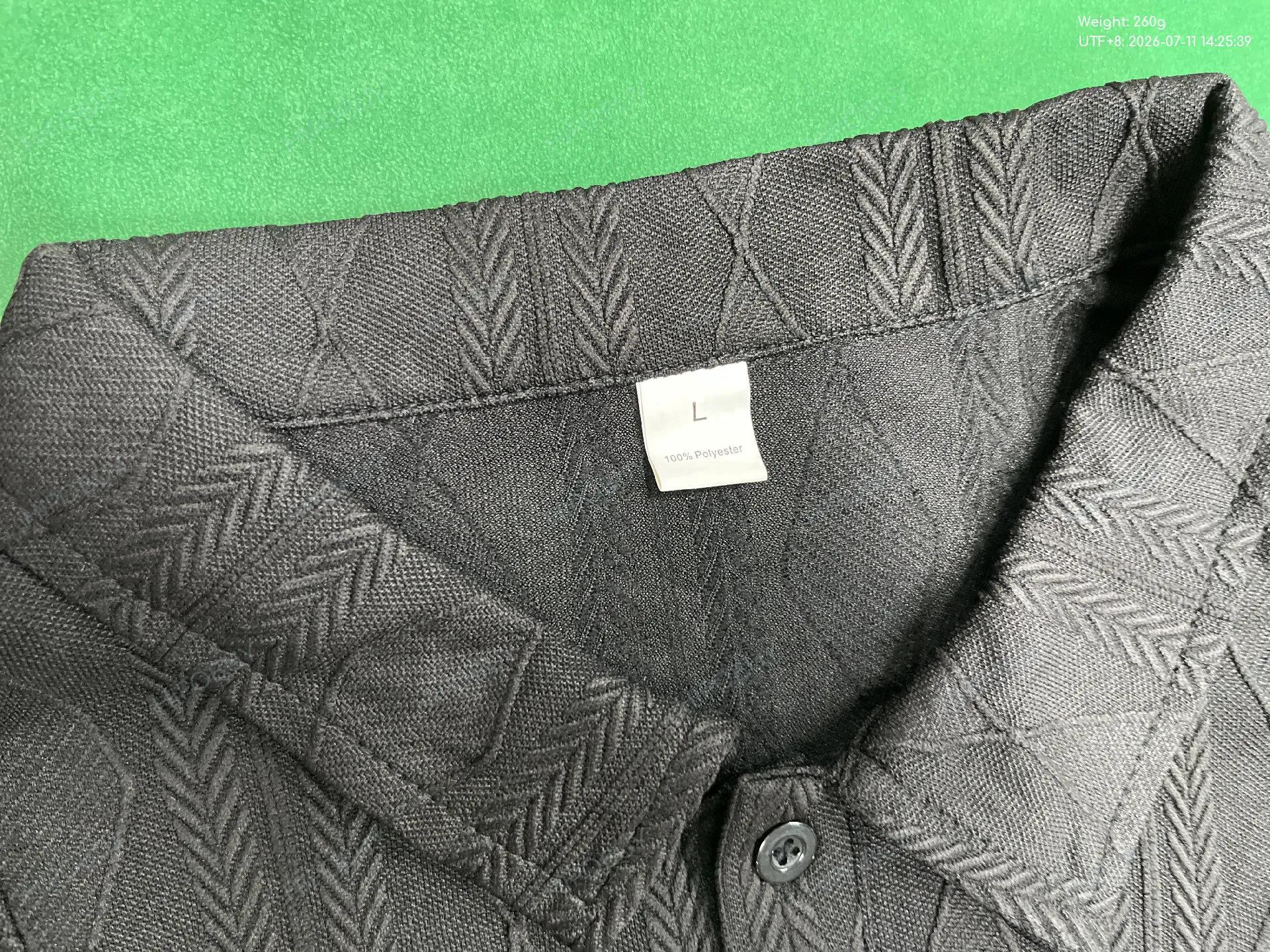 Foto QC 1 de Other Retro Cable Knit Polo Shirt Coffee Brown