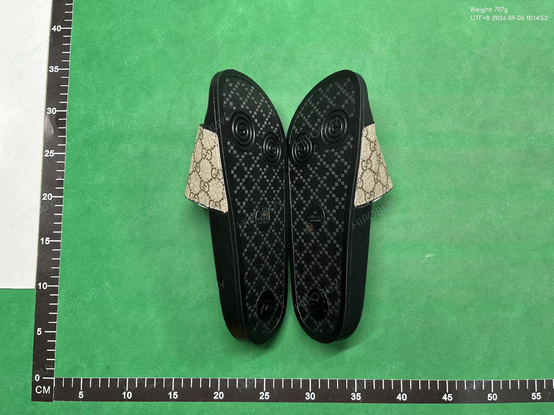 Foto QC 8 de Gucci Web Slide Rubber Black