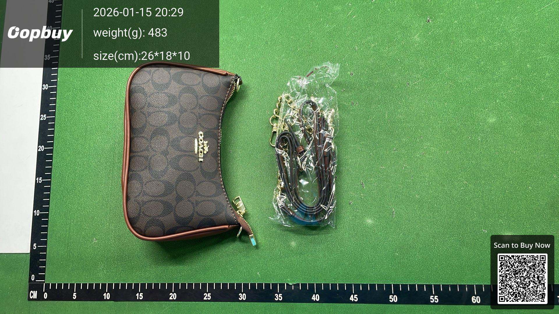 Foto QC 8 de Coach Swinger Black Signature Jacquard