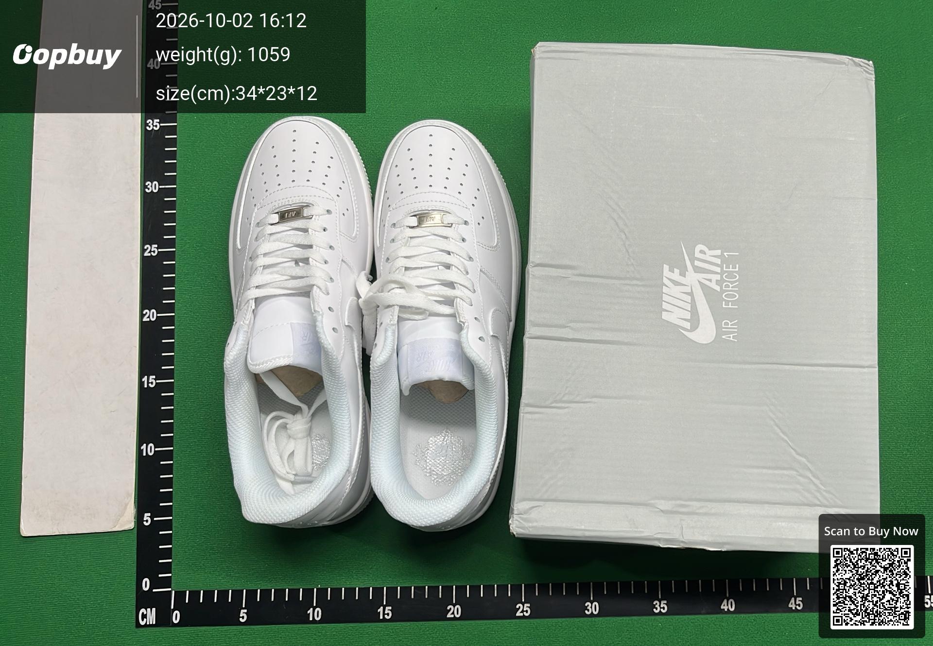 Foto QC 1 de Nike Air Force 1 Mid '07 Triple White CW2289-111