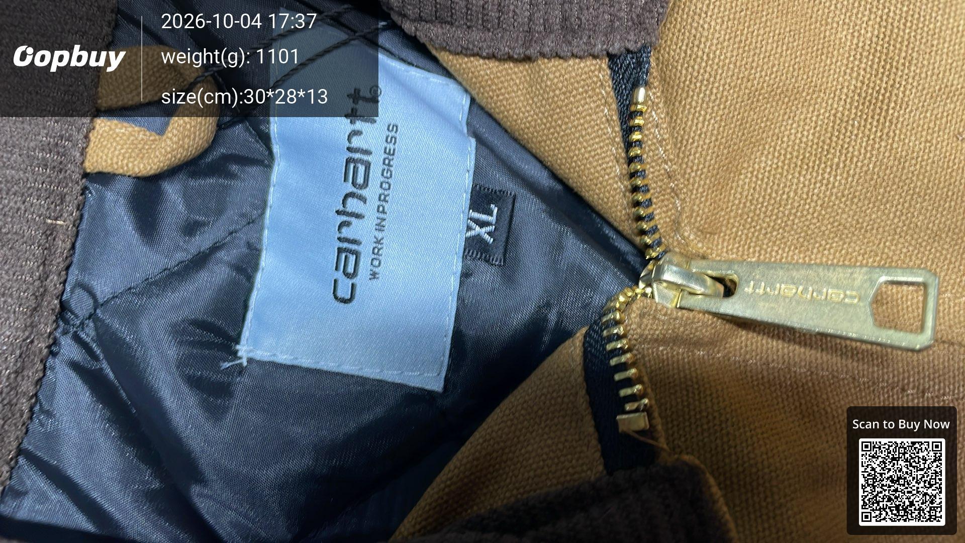 Foto QC 1 de Carhartt J01 Detroit Jacket Heavy Canvas Washed Navy