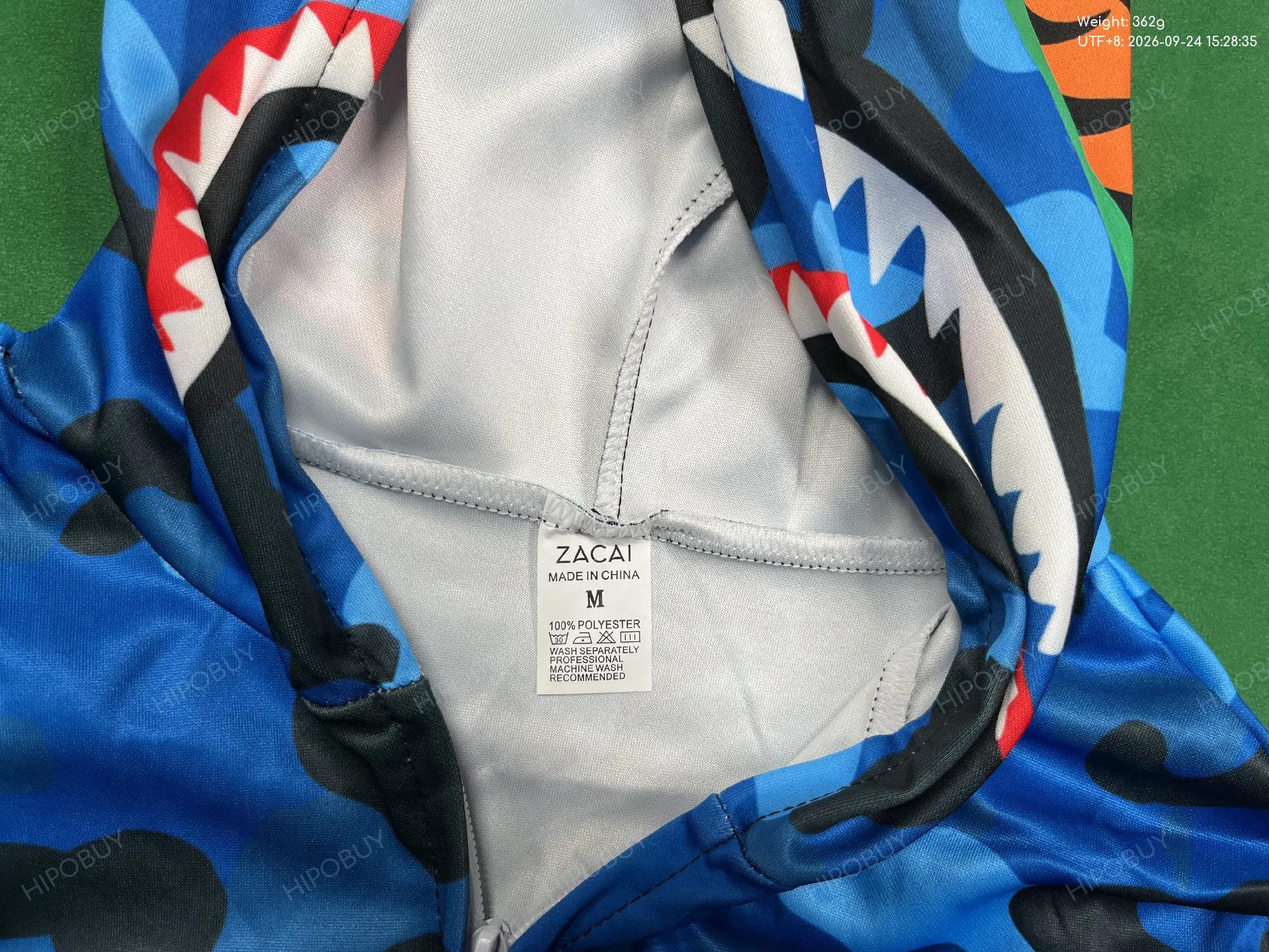 Foto QC 5 de BAPE Shark Zip Sweater City Camo Black
