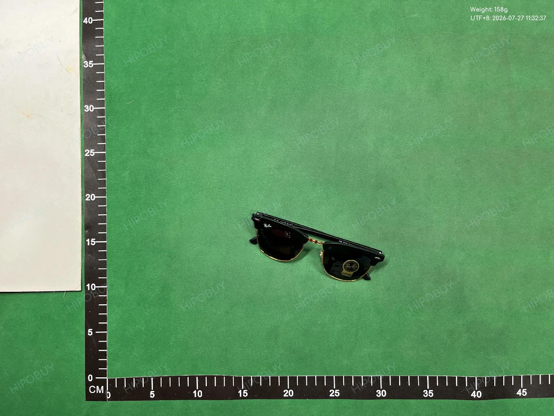 Foto QC 1 de Ray-Ban Clubmaster Acetate Metal Sunglasses Havana Brown (RB3016)