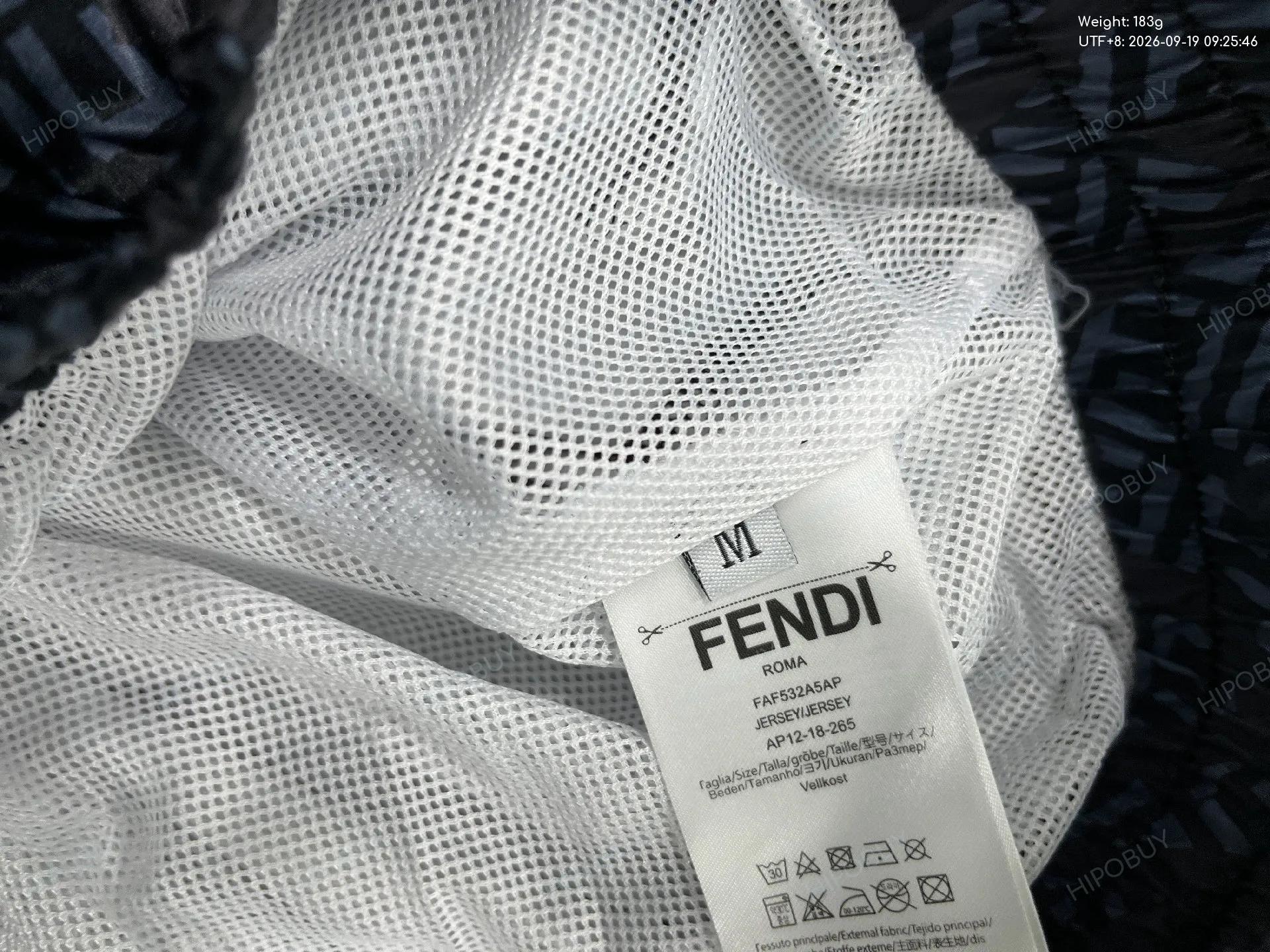 Foto QC 5 de BOSS FD Shorts Geometric Print White Black