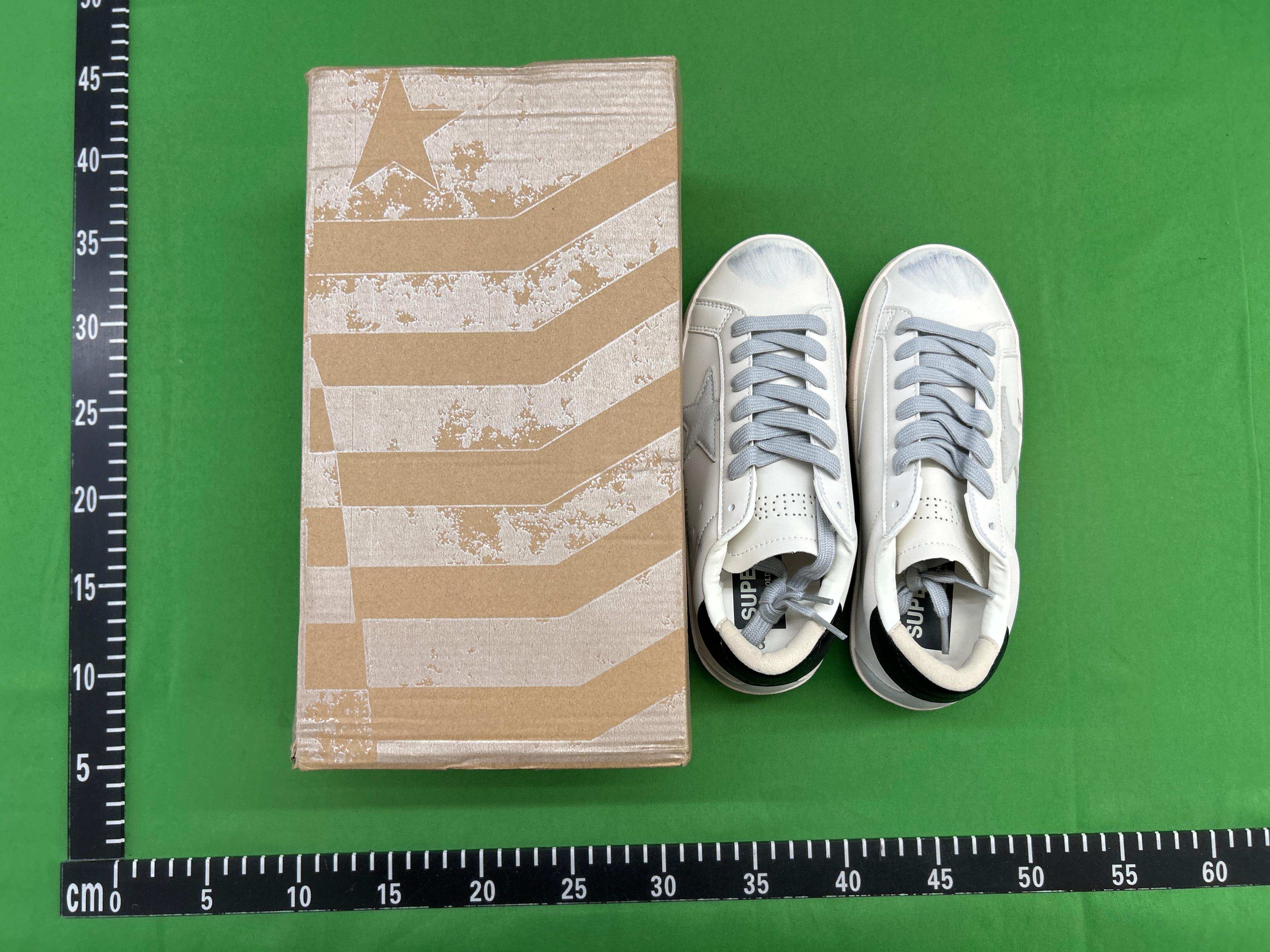 Foto QC 8 de Golden Goose Super-Star Low Leopard Star Silver Glitter