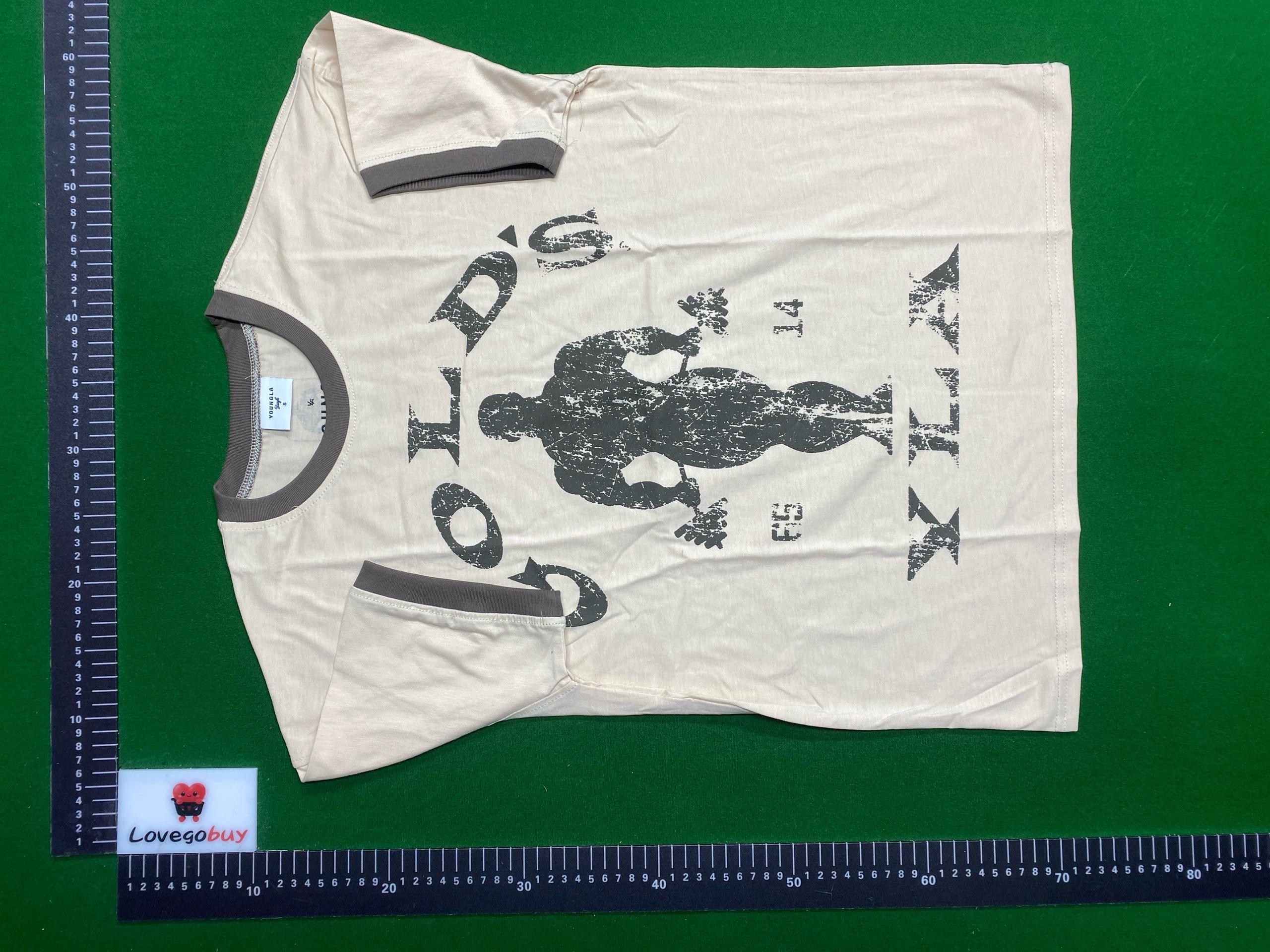 Foto QC 8 de YoungLA Gold's Gym Ringer T-shirt Bodybuilder Graphic Grey