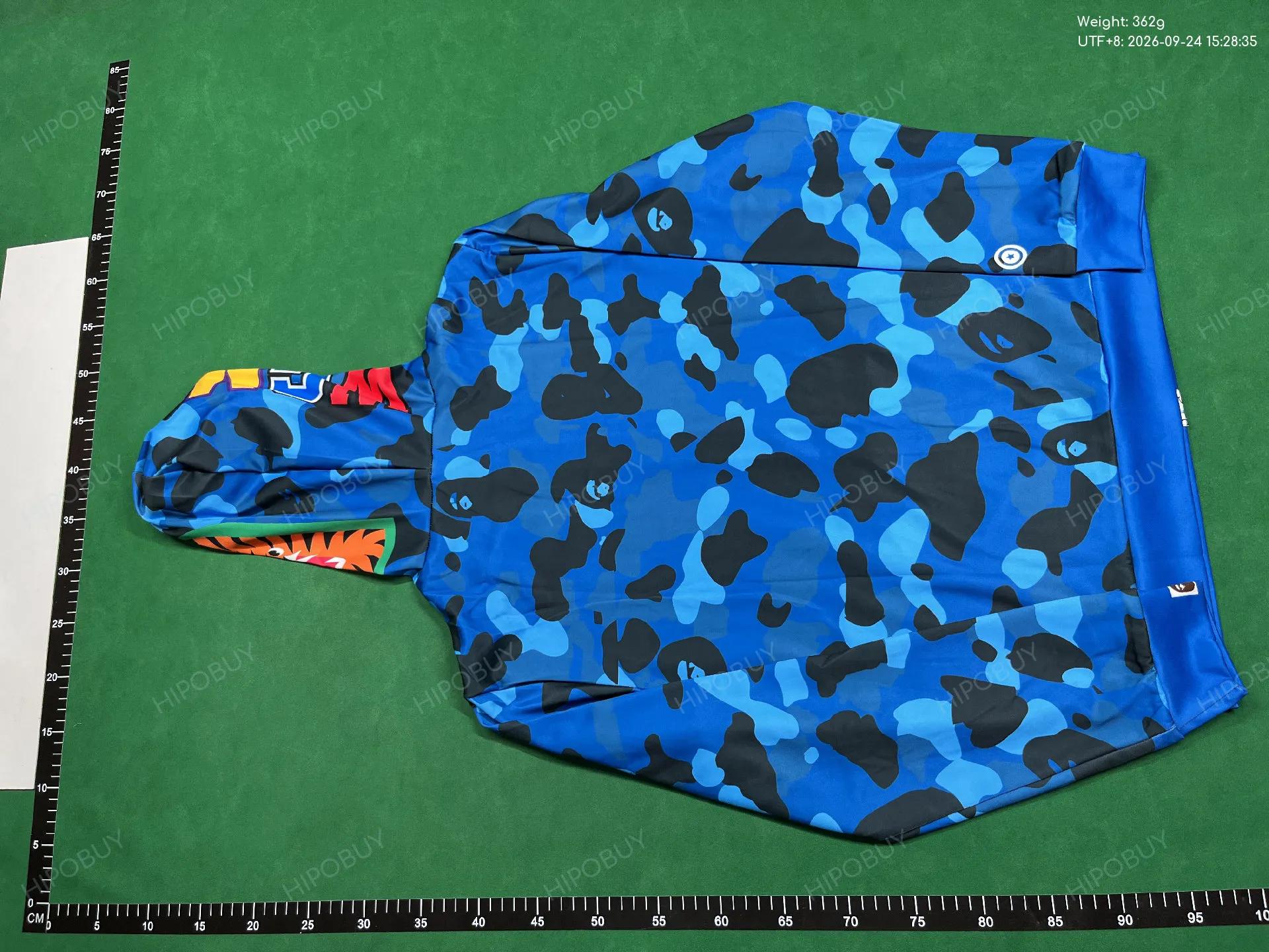 Foto QC 7 de BAPE Shark Zip Sweater City Camo Black