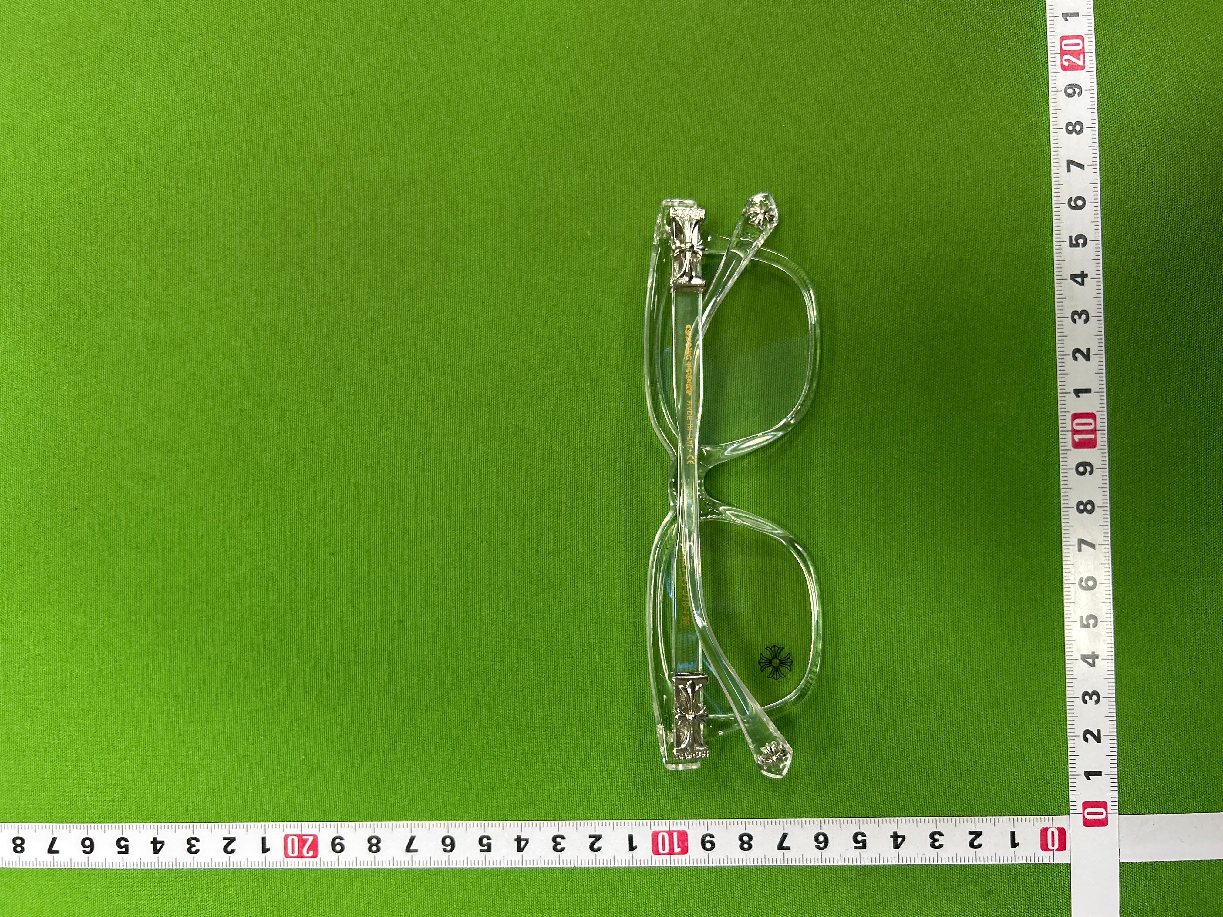Foto QC 6 de Chrome Hearts Square-Frame Acetate Eyeglasses Clear (2271)