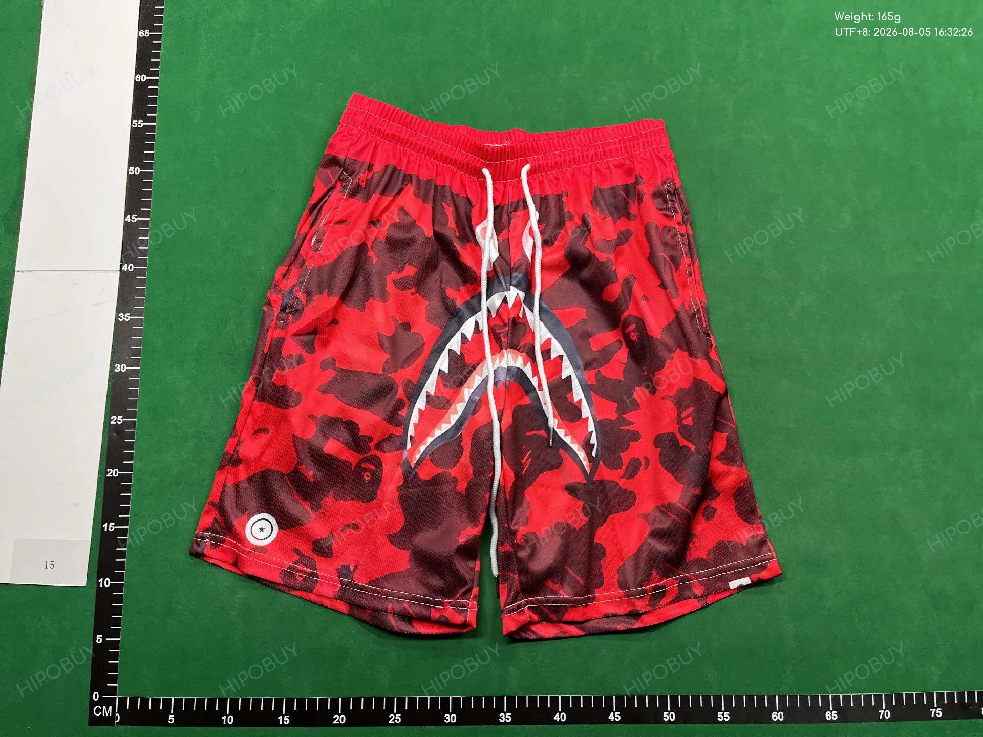 Foto QC 2 de BAPE Shark Basketball Shorts Mesh Black Camo