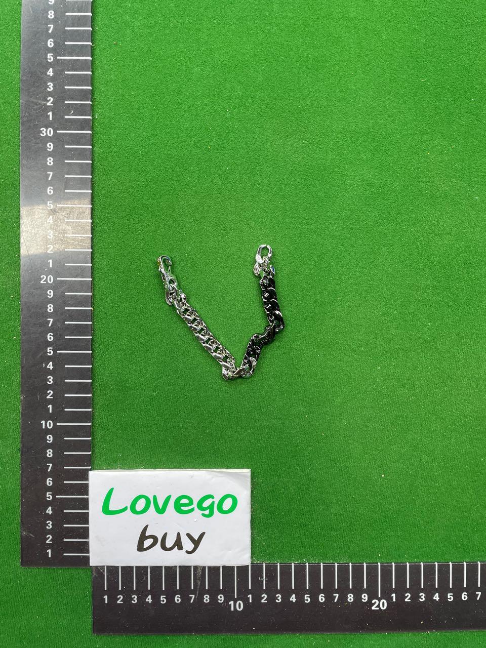 Foto QC 7 de Louis Vuitton Monogram Chain Bracelet Metal Crystal Multicolor