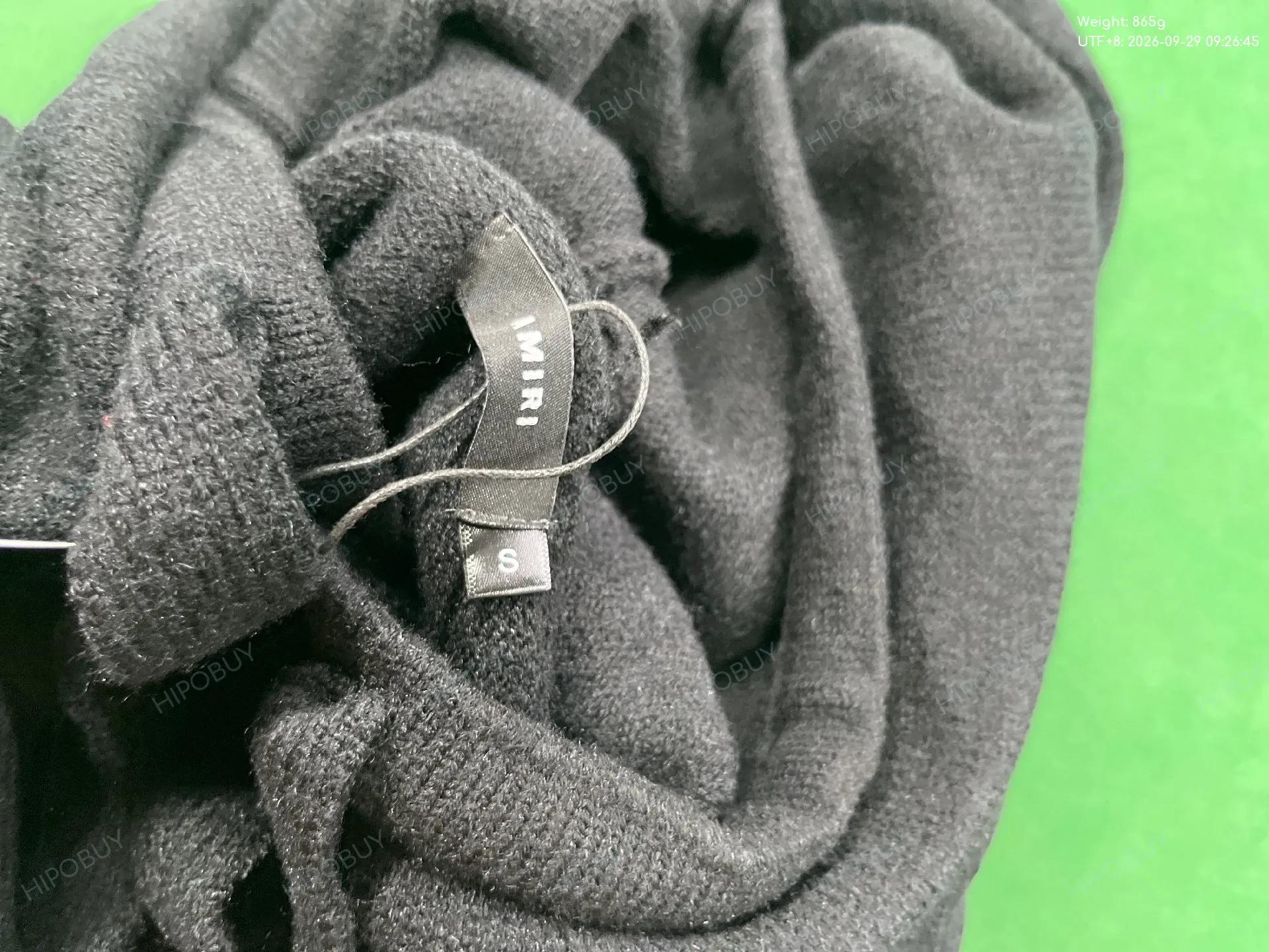Foto QC 5 de Amiri Crewneck Sweater MA Bandana Jacquard Black