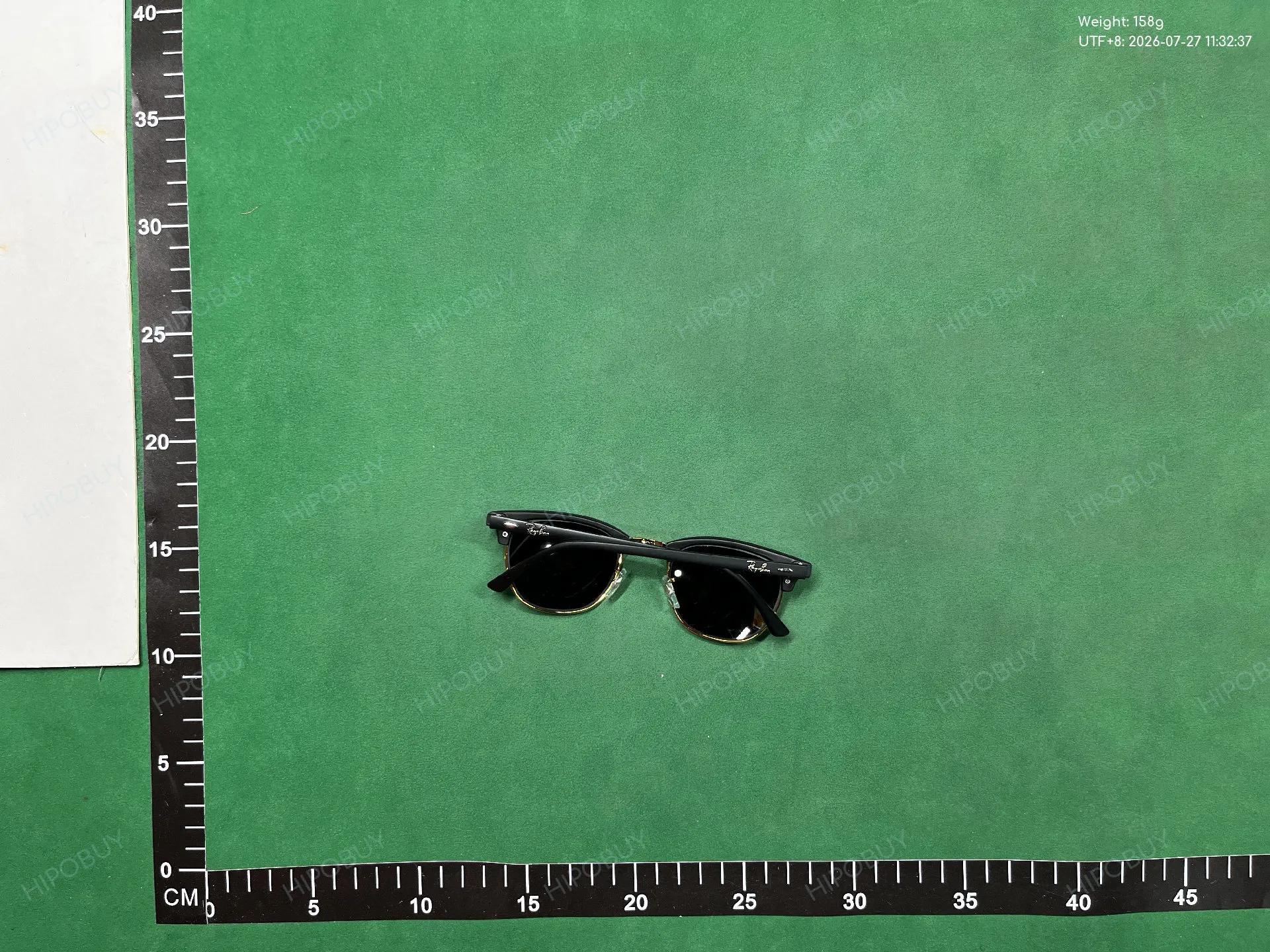 Foto QC 2 de Ray-Ban Clubmaster Acetate Metal Sunglasses Havana Brown (RB3016)
