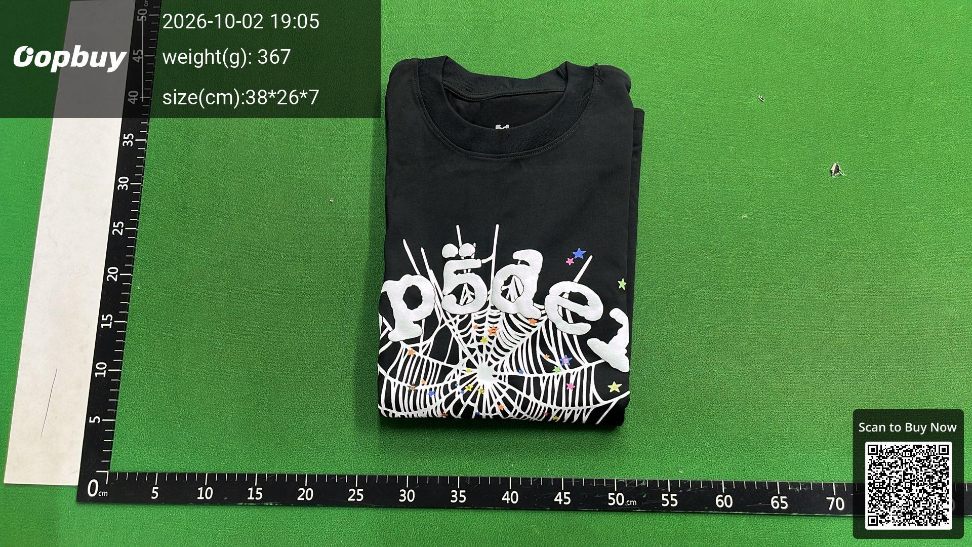 Foto QC 4 de Sp5der Track & Field Wings T-shirt White