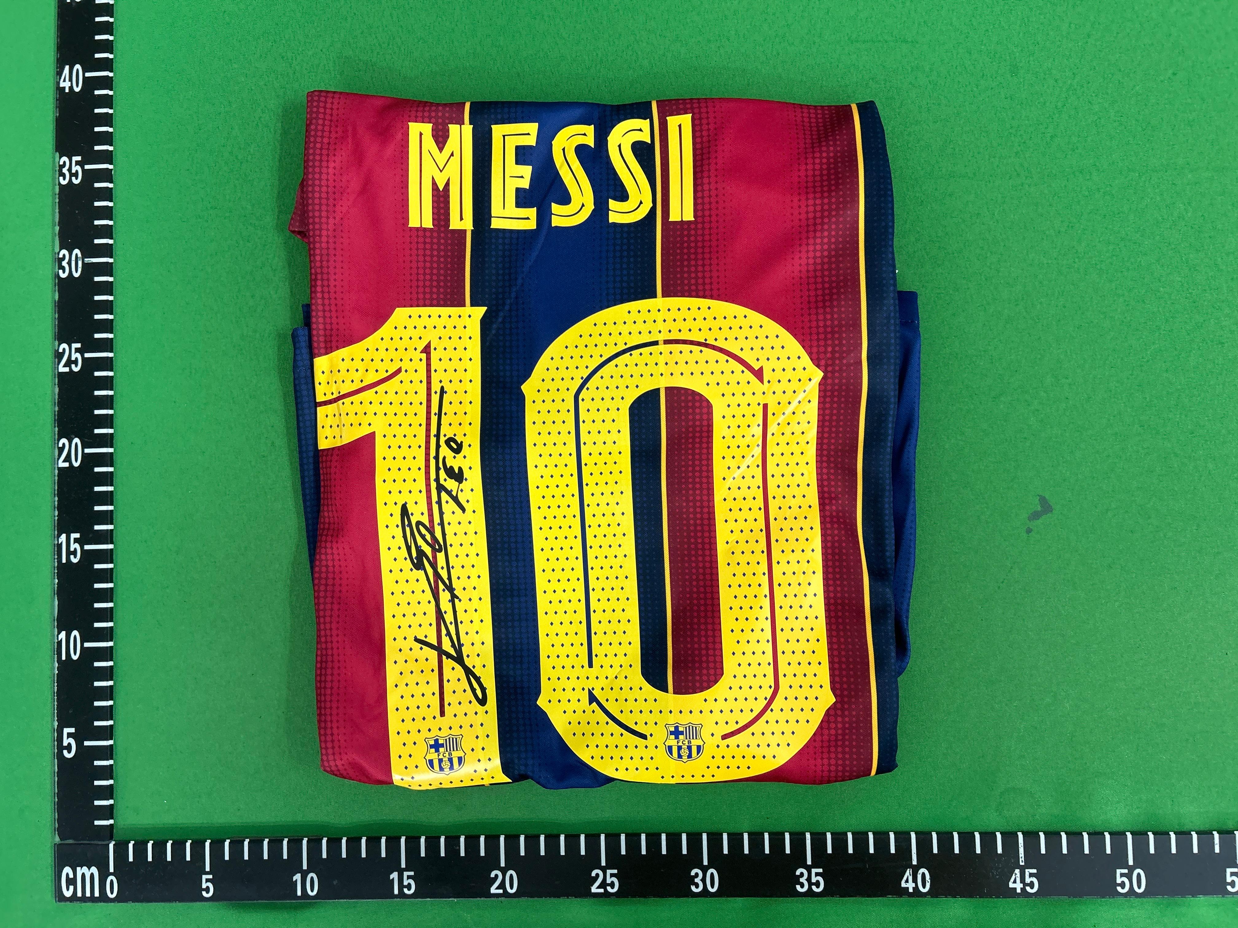 Foto QC 1 de adidas x Argentina 2026 Home Messi #10 Signed Jersey White/Light Blue