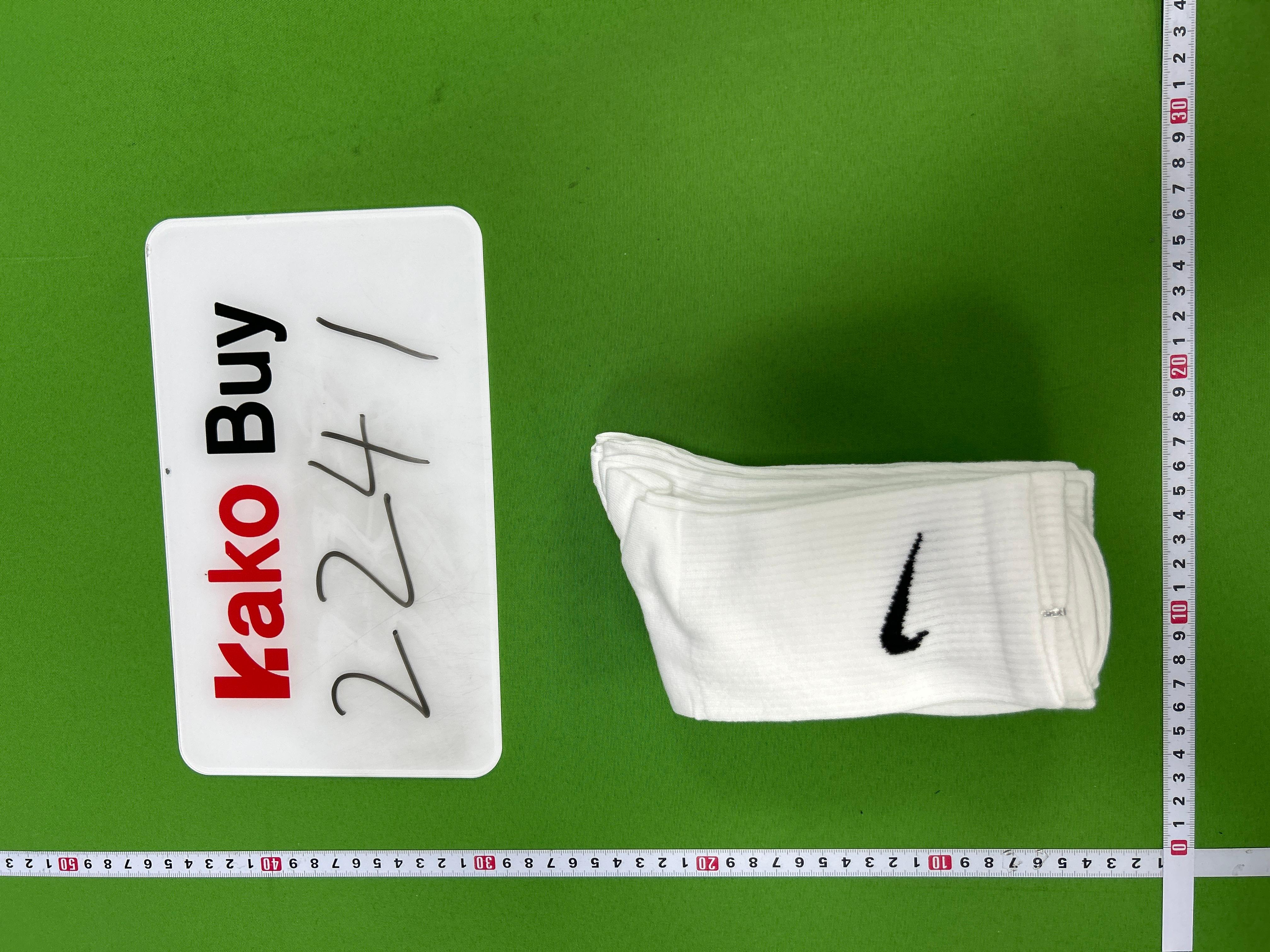 Foto QC 6 de Nike Ankle Socks Swoosh Grey Black