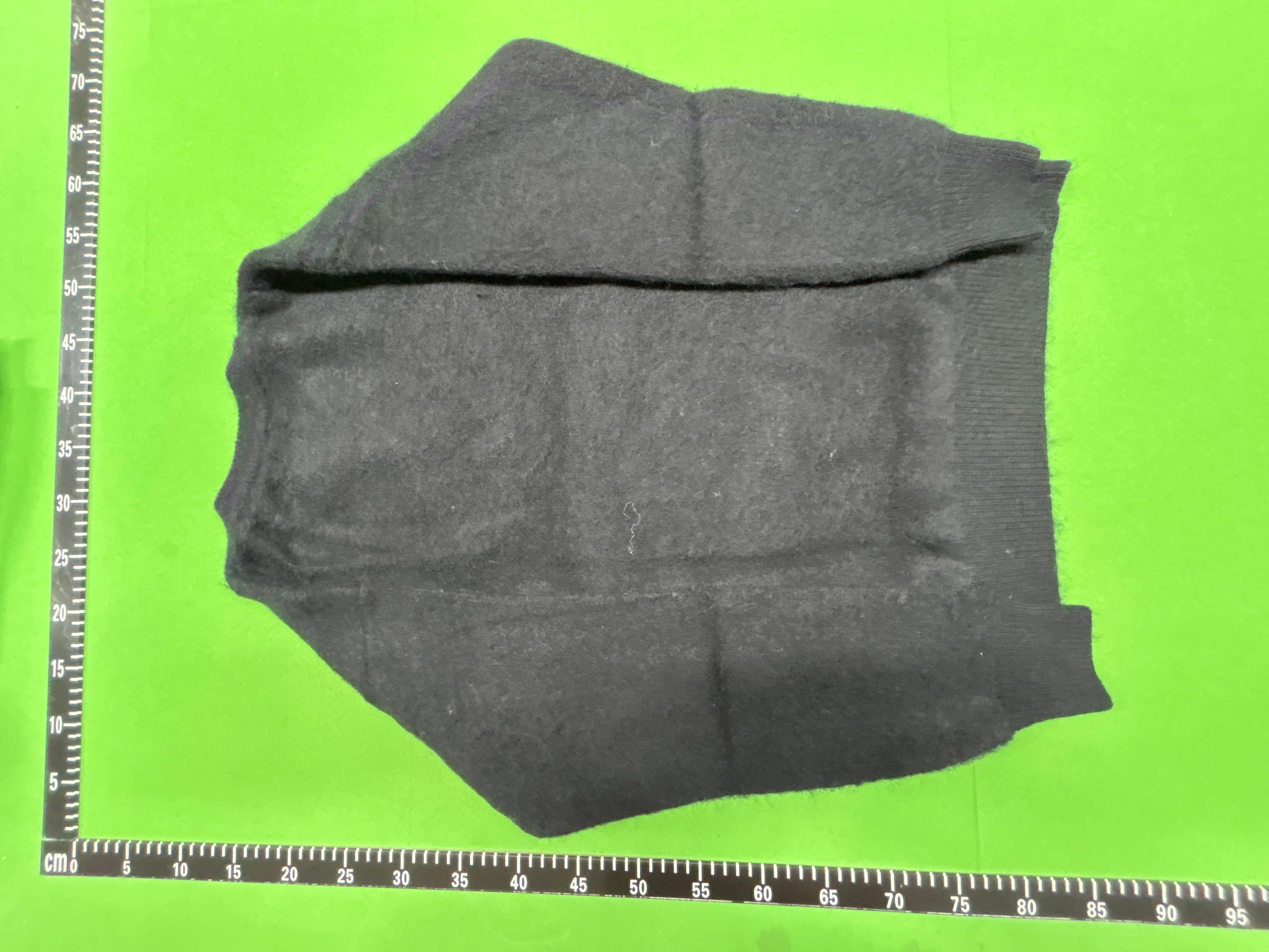 Foto QC 7 de Saint Laurent Mohair Logo Crewneck Sweater Black