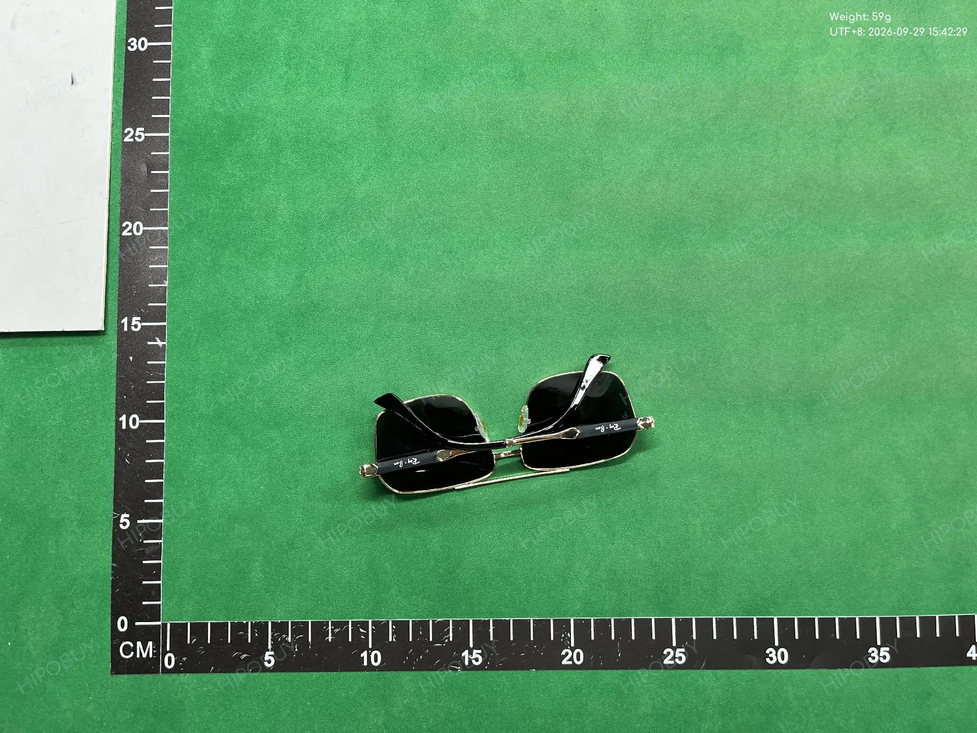 Foto QC 2 de Chrome Hearts Rectangle-Frame Metal Sunglasses Black Black (SINNERMAN)