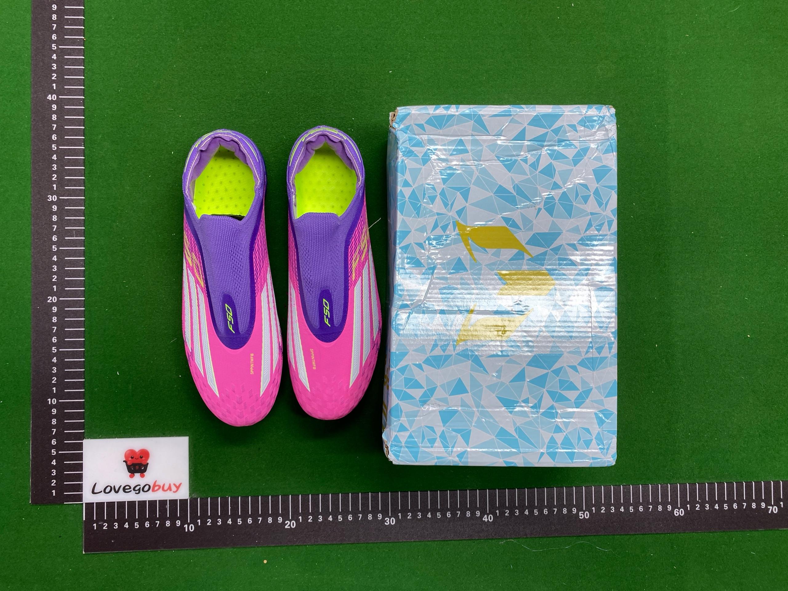 Foto QC 4 de Other F50 Low Soccer Cleats White Blue Orange