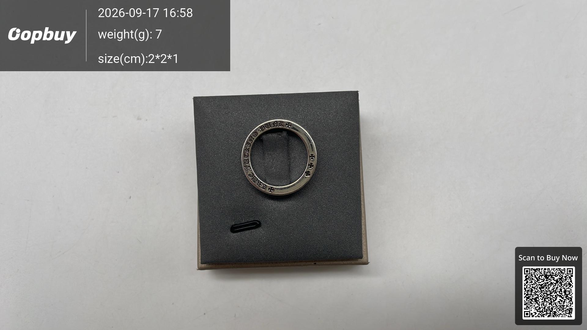 Foto QC 4 de Chrome Hearts Cross Ring Gold Diamond Gold