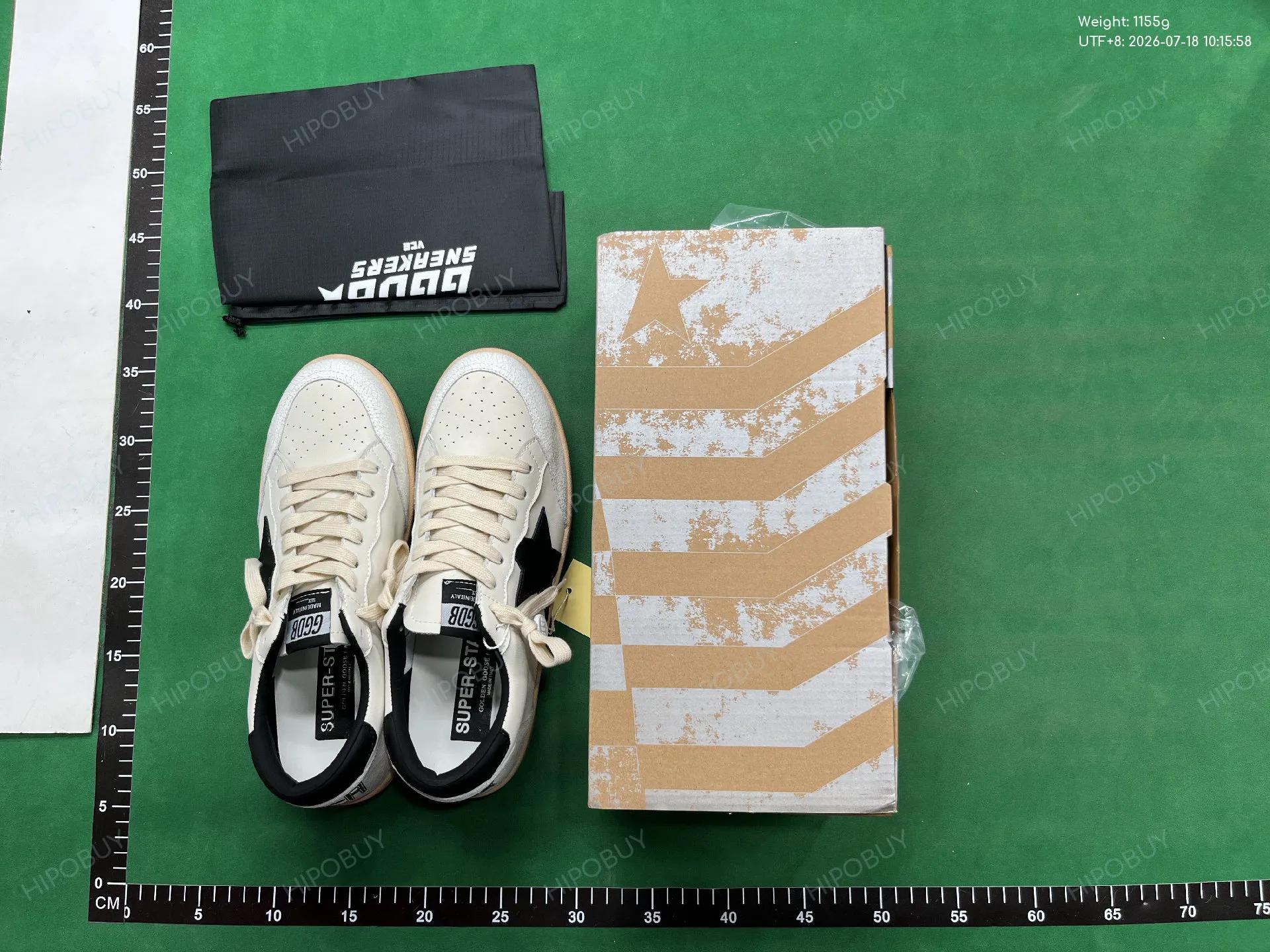 Foto QC 8 de Golden Goose Ball Star Low White Pink Star Silver