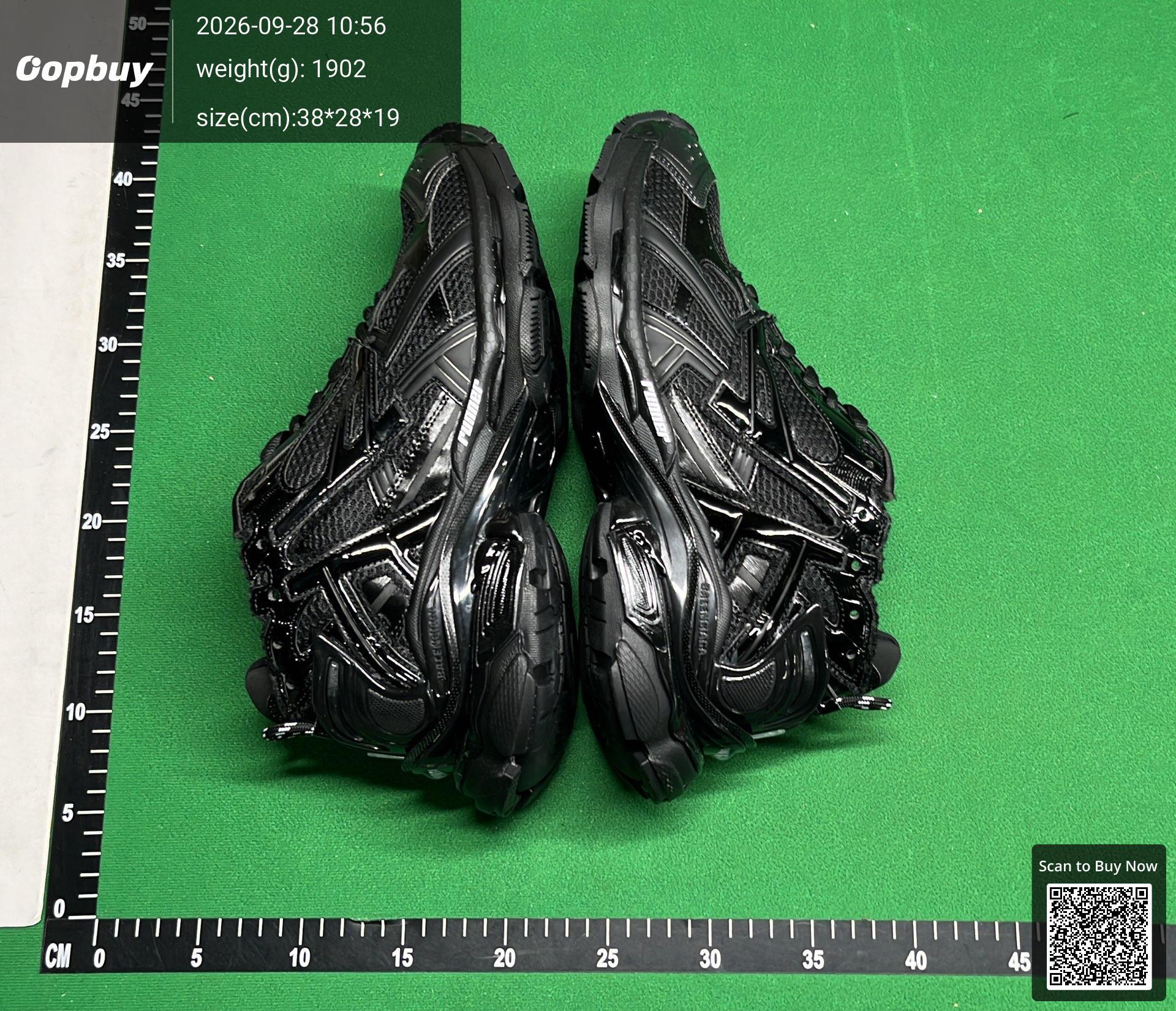 Foto QC 5 de Balenciaga Runner Low LED Black Red