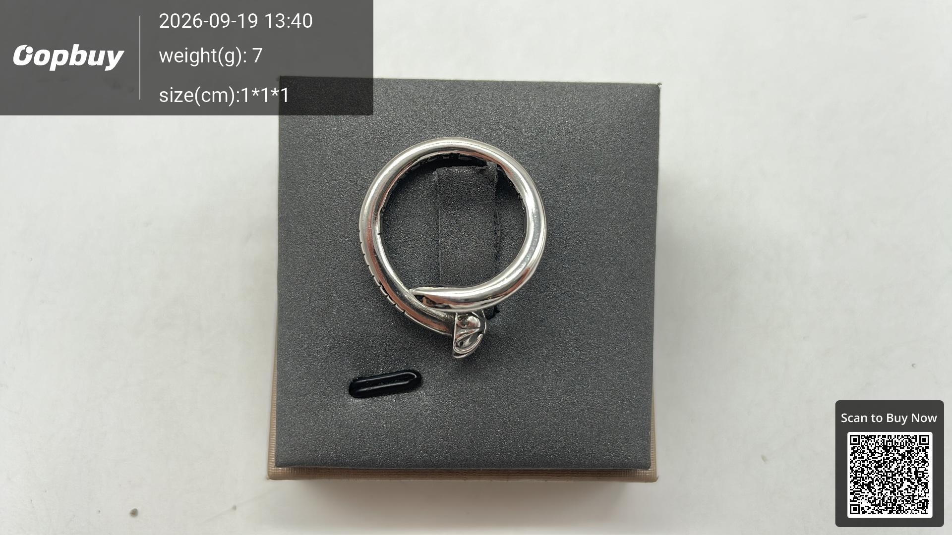Foto QC 1 de Chrome Hearts Cross Ring Gold Diamond Gold