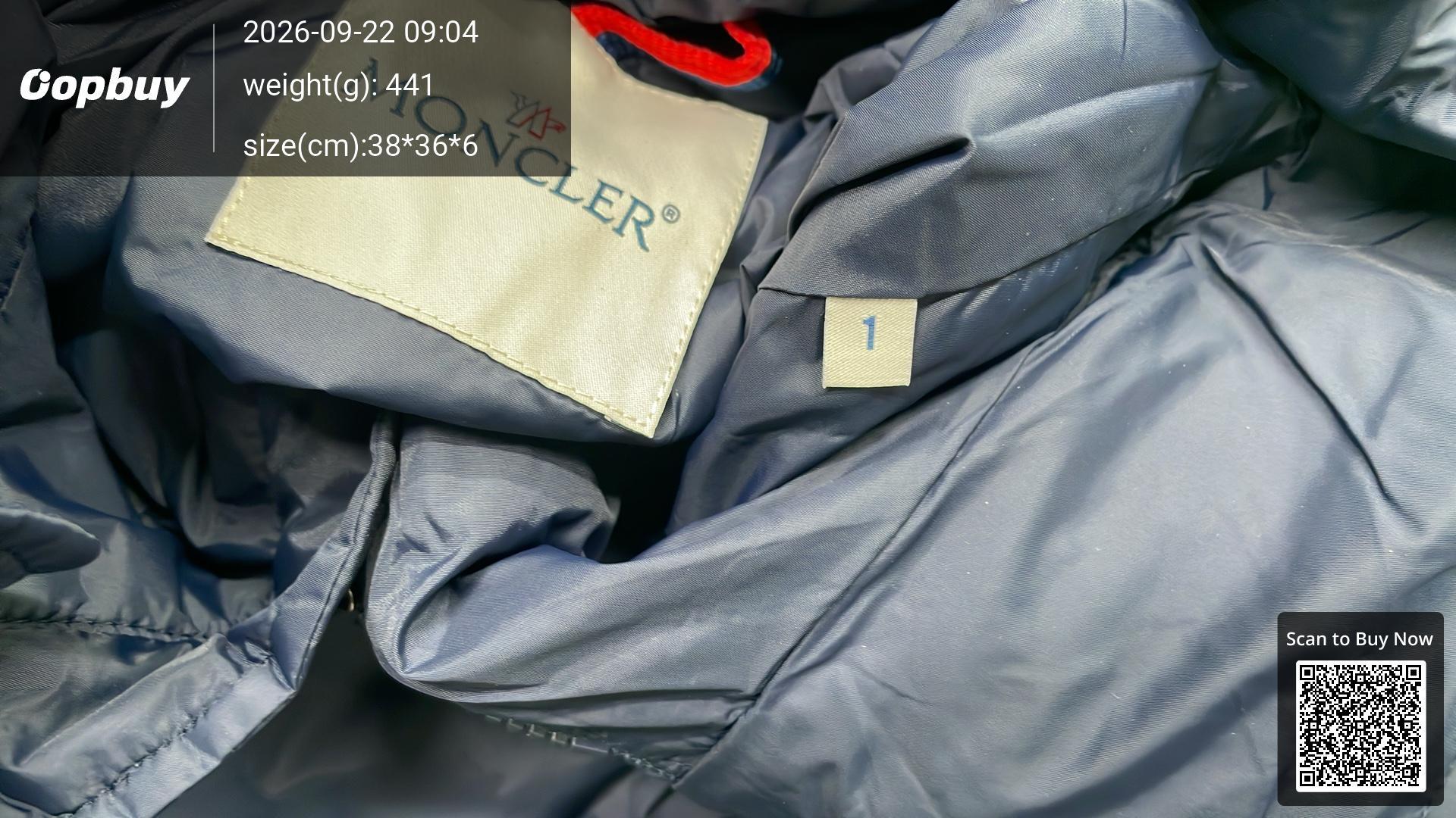 Foto QC 1 de Moncler Field Jacket Multi-pocket Windbreaker Black