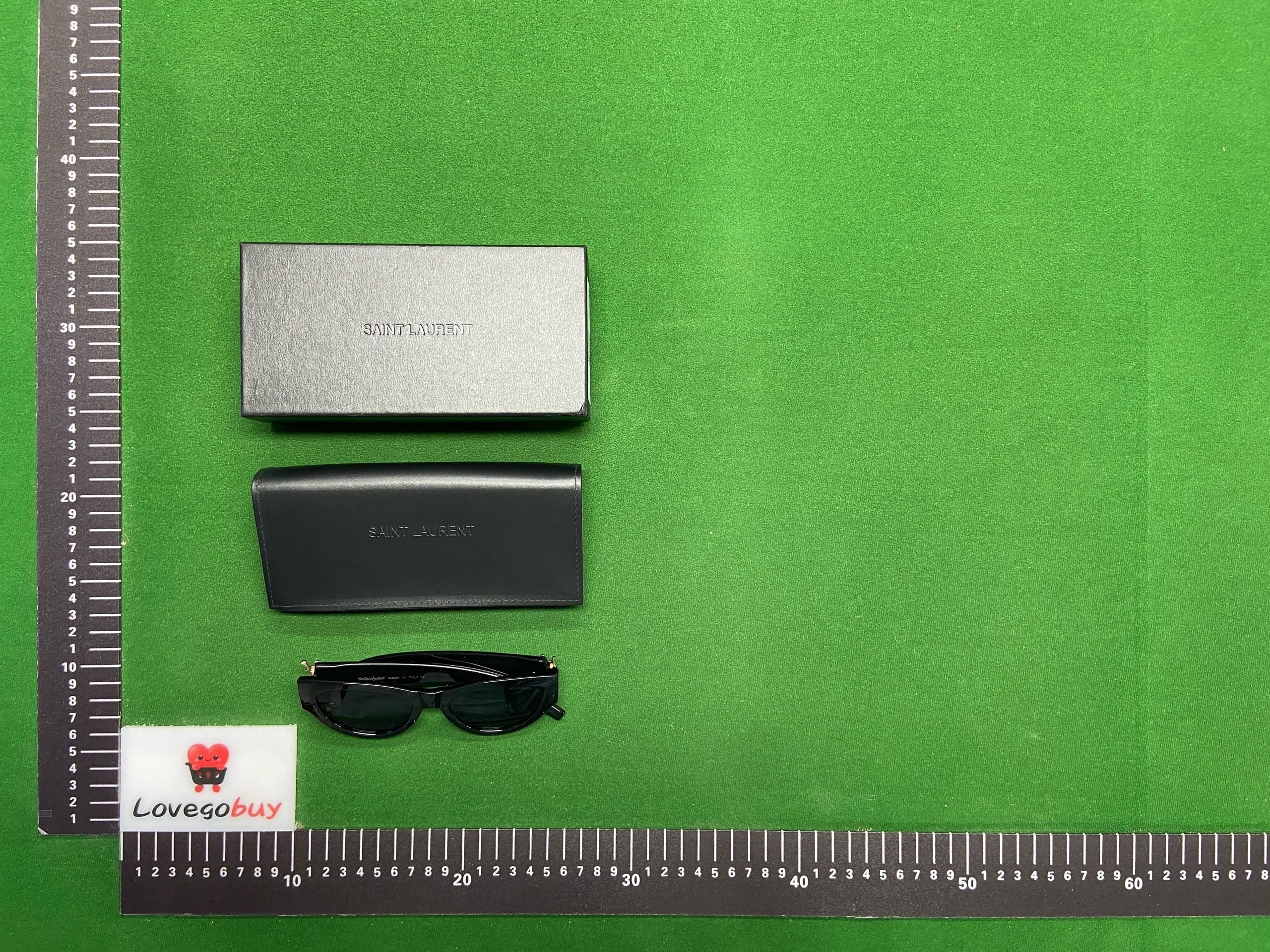 Foto QC 7 de Saint Laurent Square-Frame Acetate Sunglasses Havana Brown (SL 572-002)