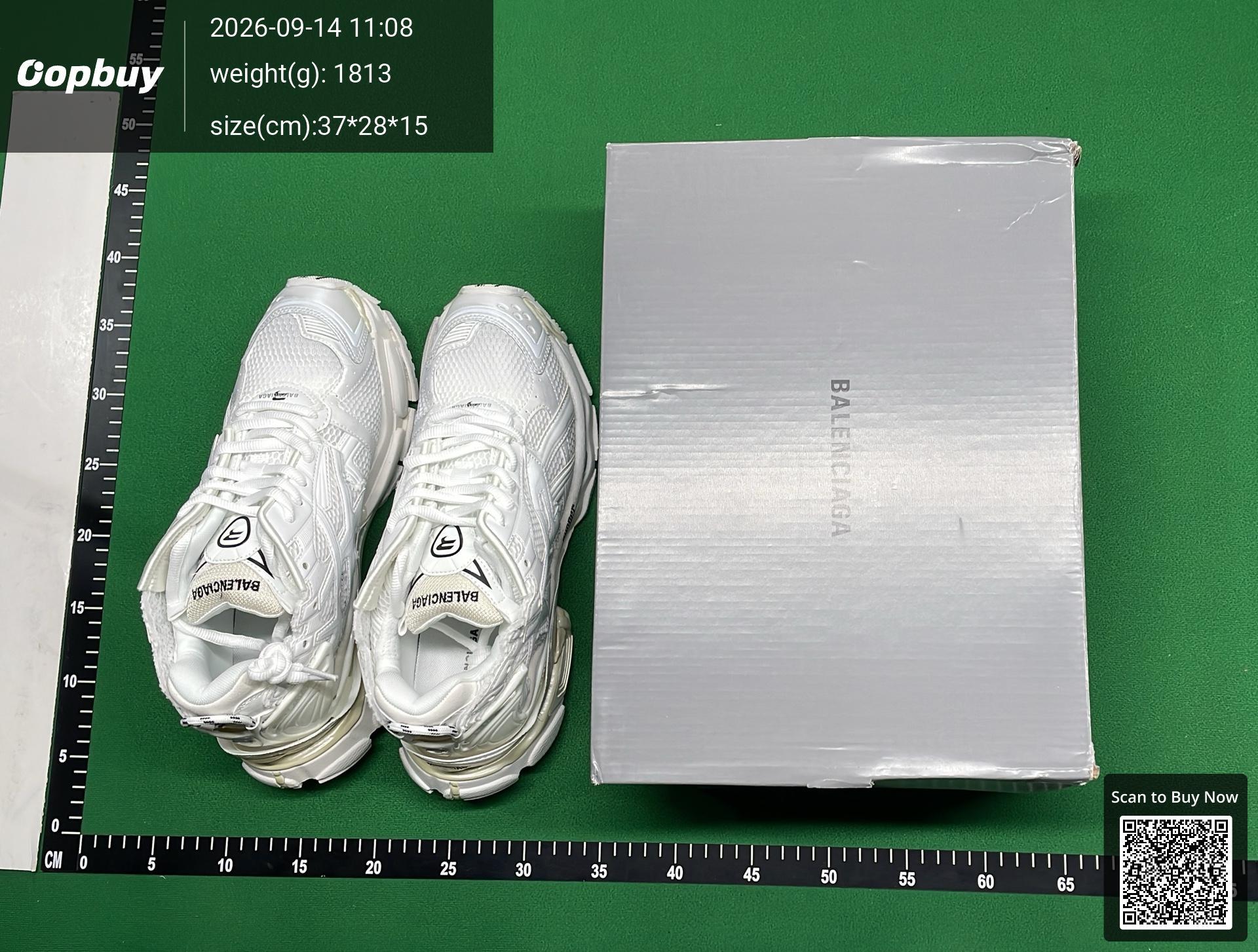 Foto QC 7 de Balenciaga Runner Low LED Black Red