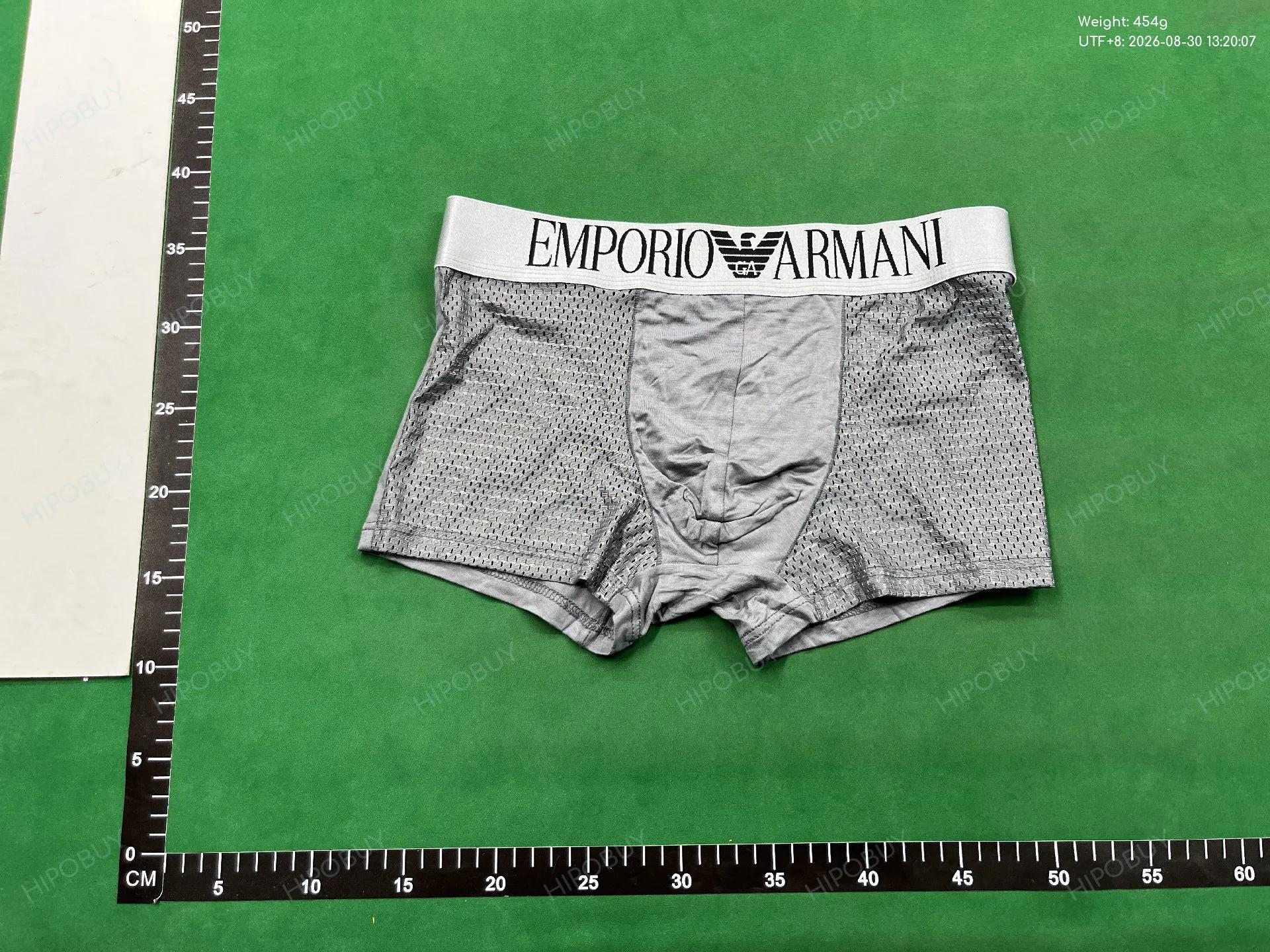 Foto QC 2 de Emporio Armani Underwear Mesh Breathable Black Gray Blue