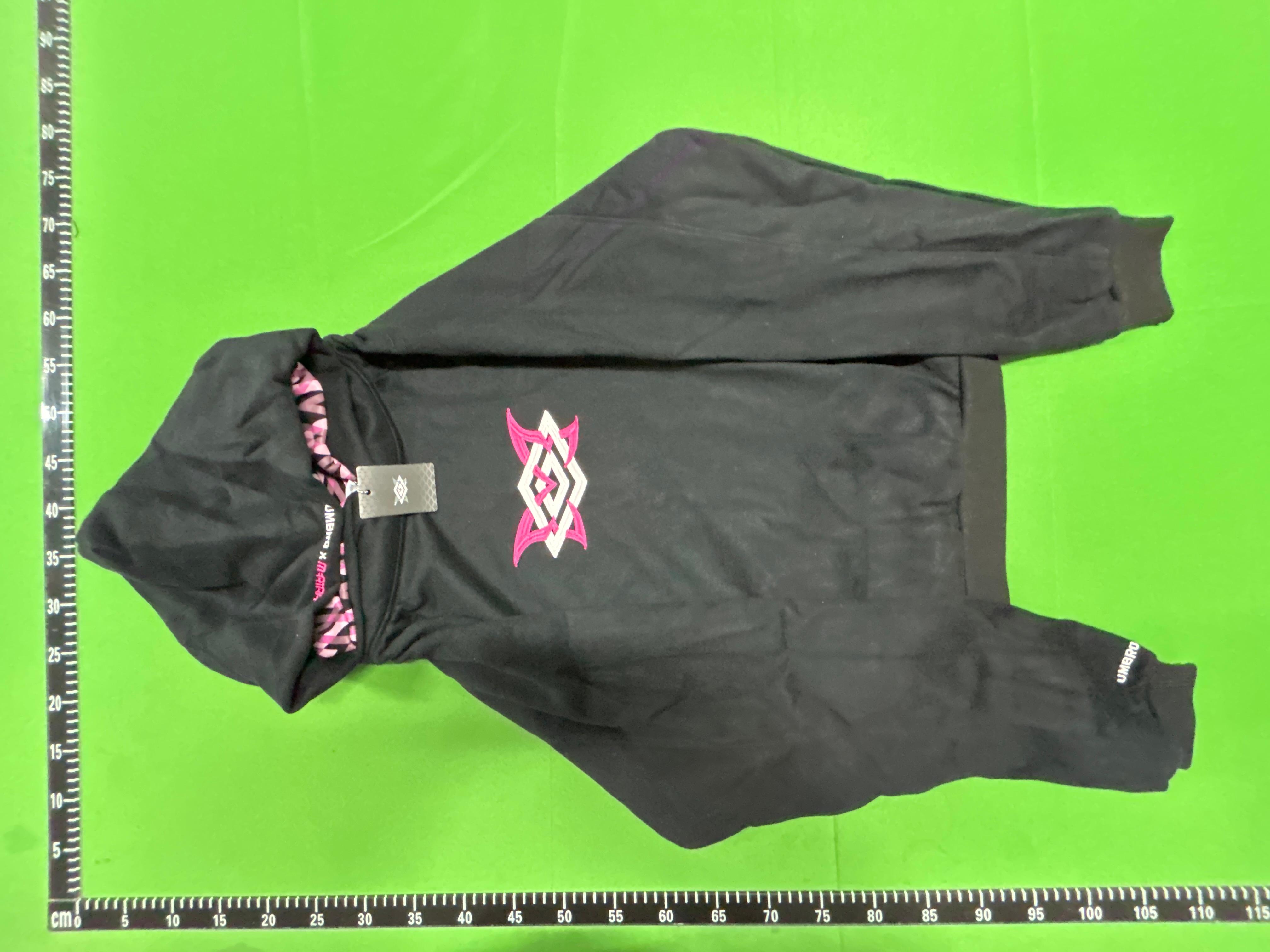 Foto QC 3 de Mertra Sweater Patchwork Double Hood Black