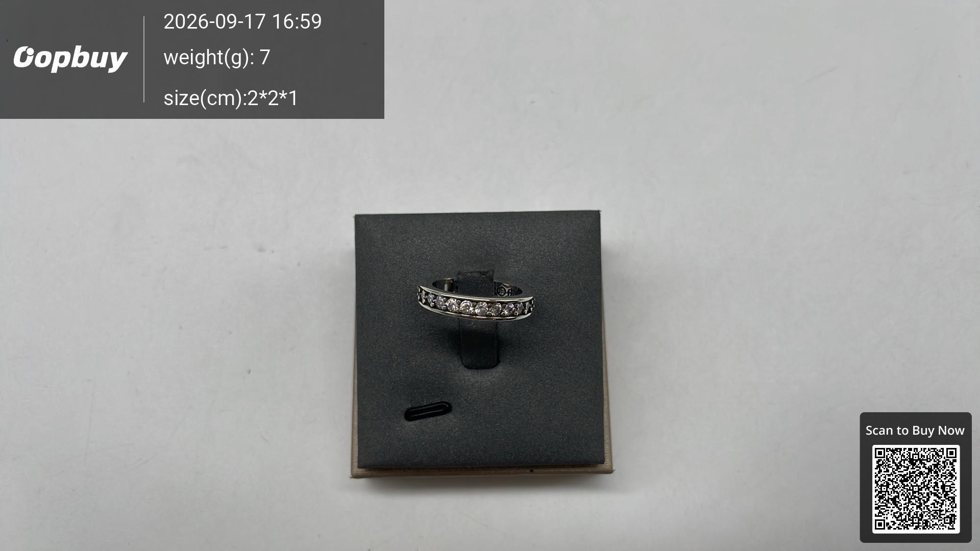 Foto QC 5 de Chrome Hearts Cross Ring Gold Diamond Gold