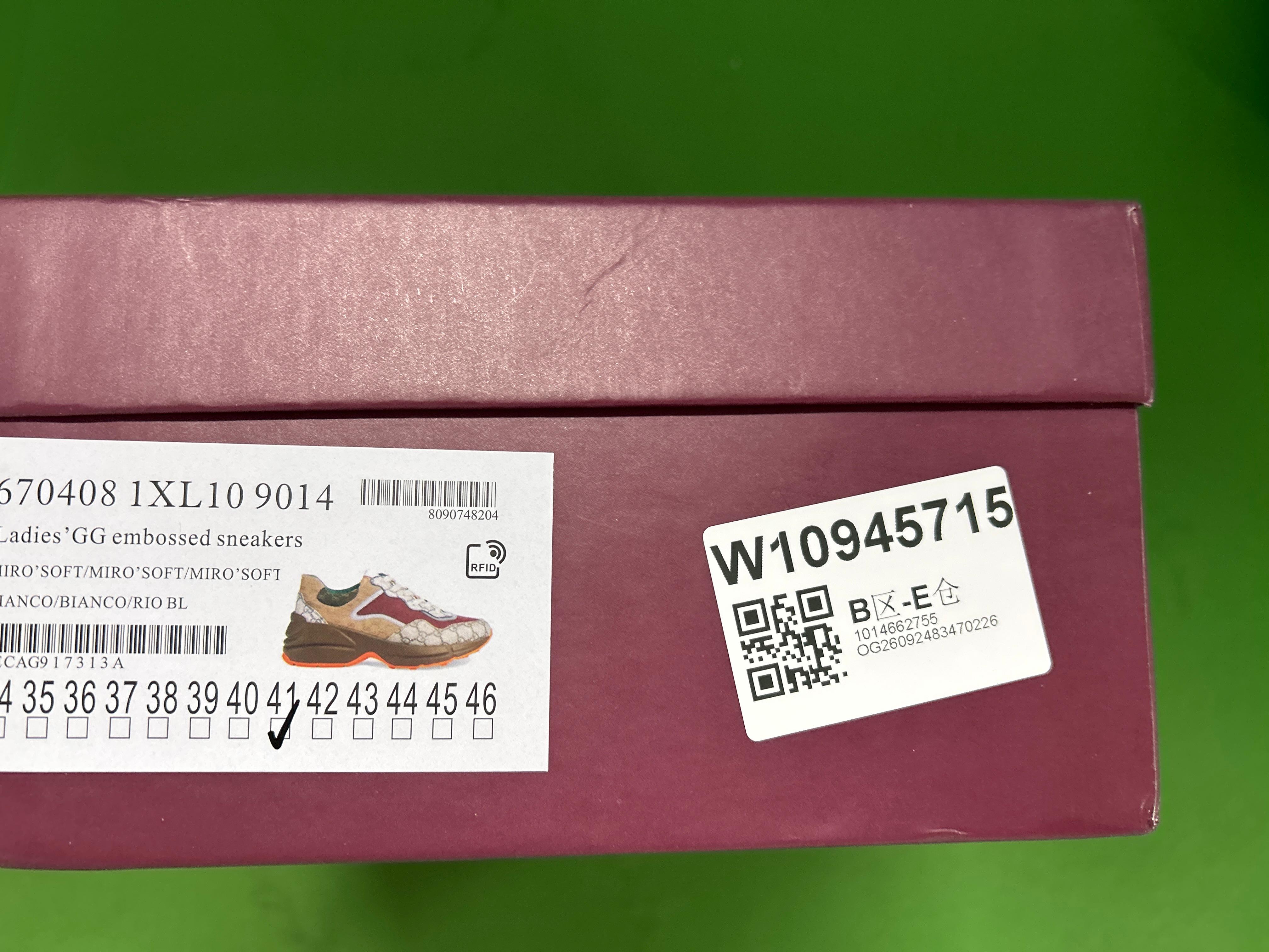 Foto QC 1 de Gucci Rhyton Low GG Supreme Beige Blue 692909 UIQ20 1060