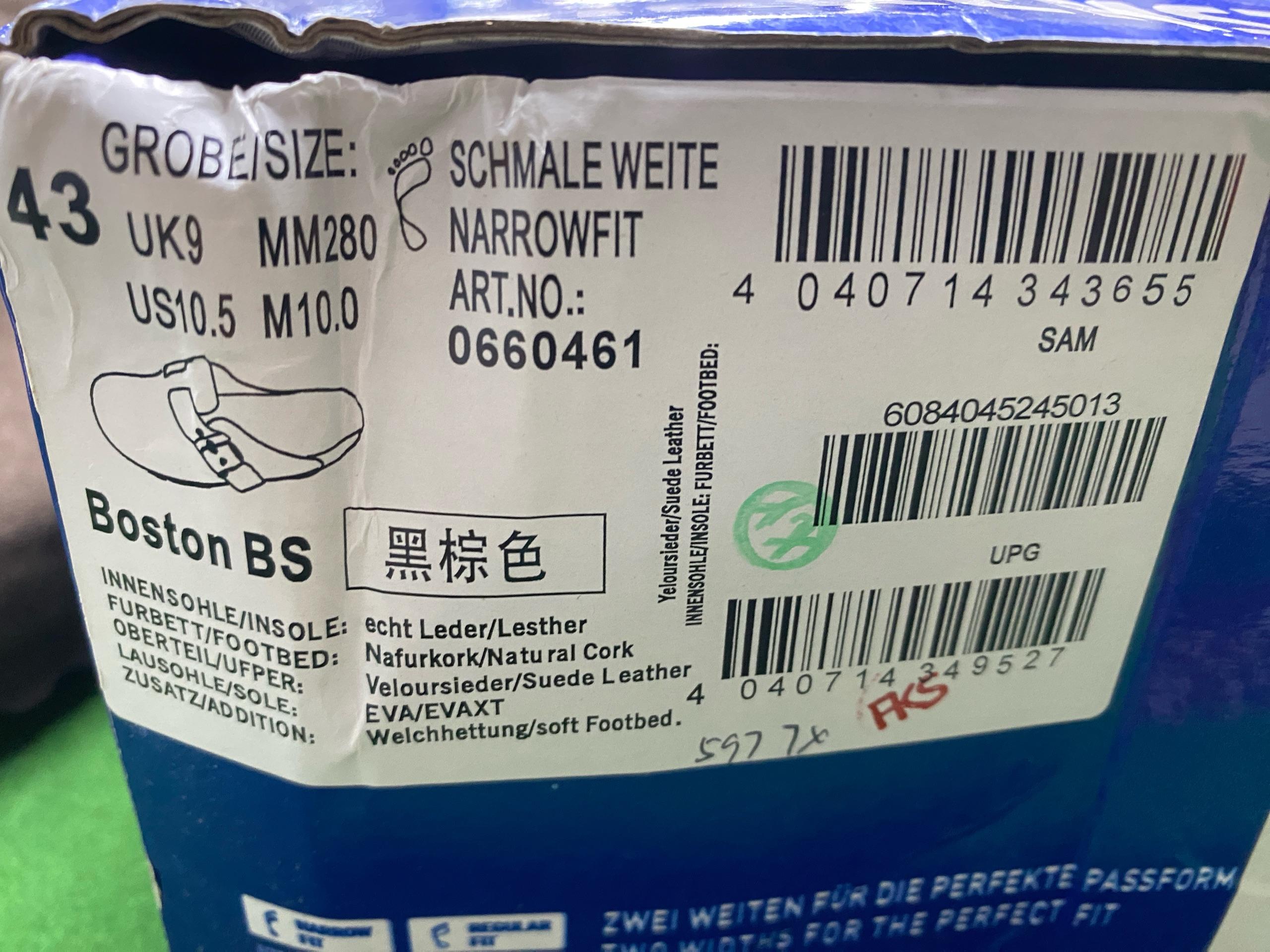 Foto QC 7 de Birkenstock Boston Leather Soft Footbed Blue