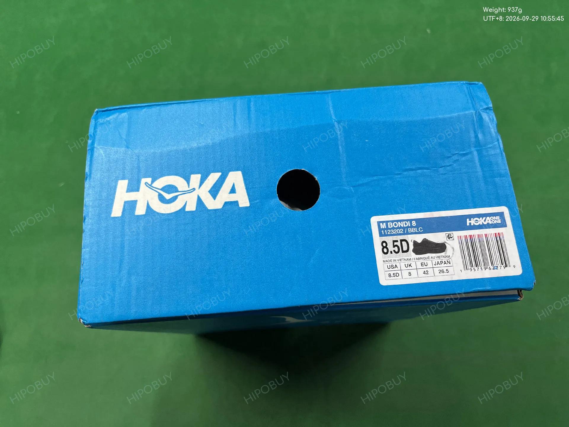 Foto QC 2 de Hoka One One Bondi 8 Low Goblin Blue Mountain Spring 1123202-GBMS